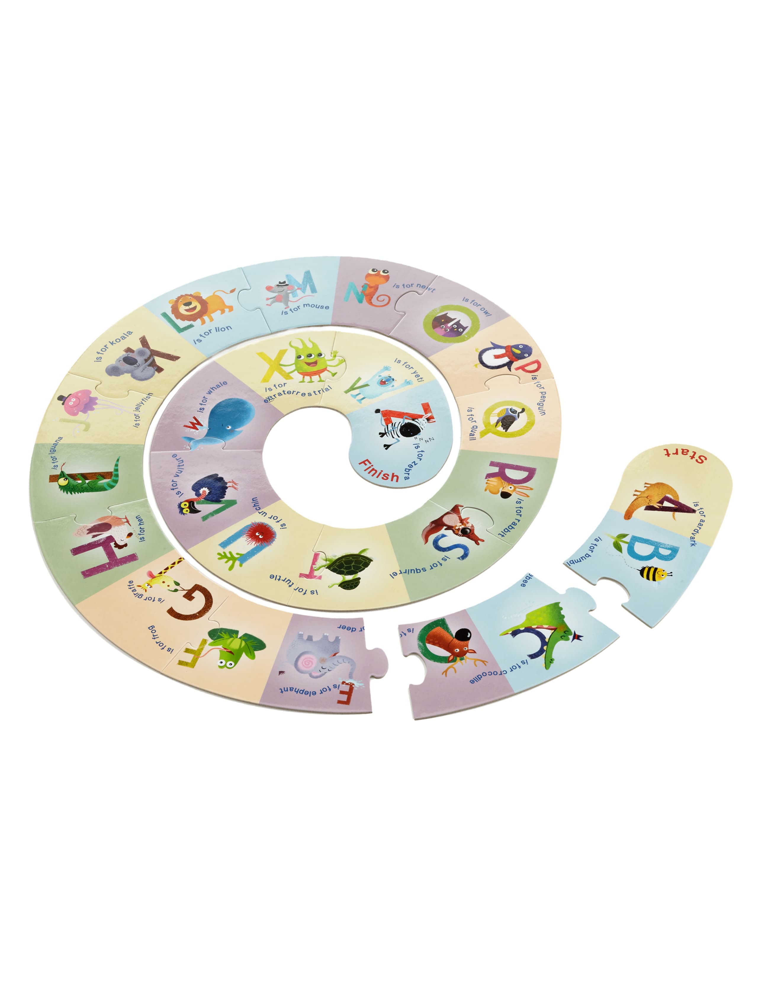 ABC Spiral Alphabet Puzzle Game 2 of 2