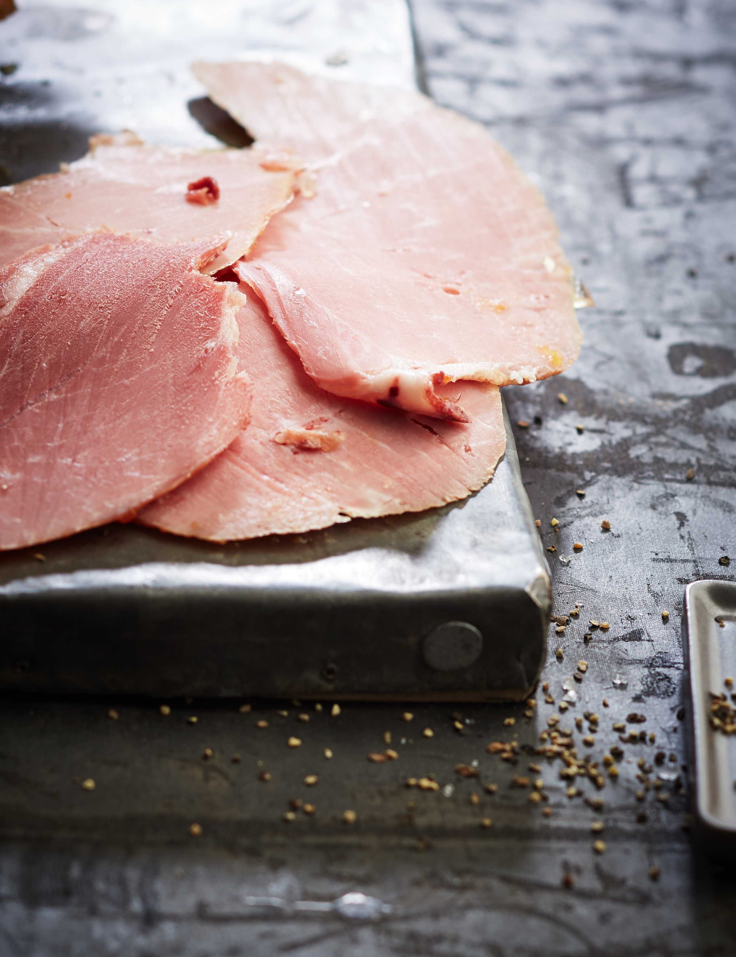 Deli Counter Whole British Outdoor Bred Wiltshire Ham Leg with Orange & Studded Star of Anise 3 of 3