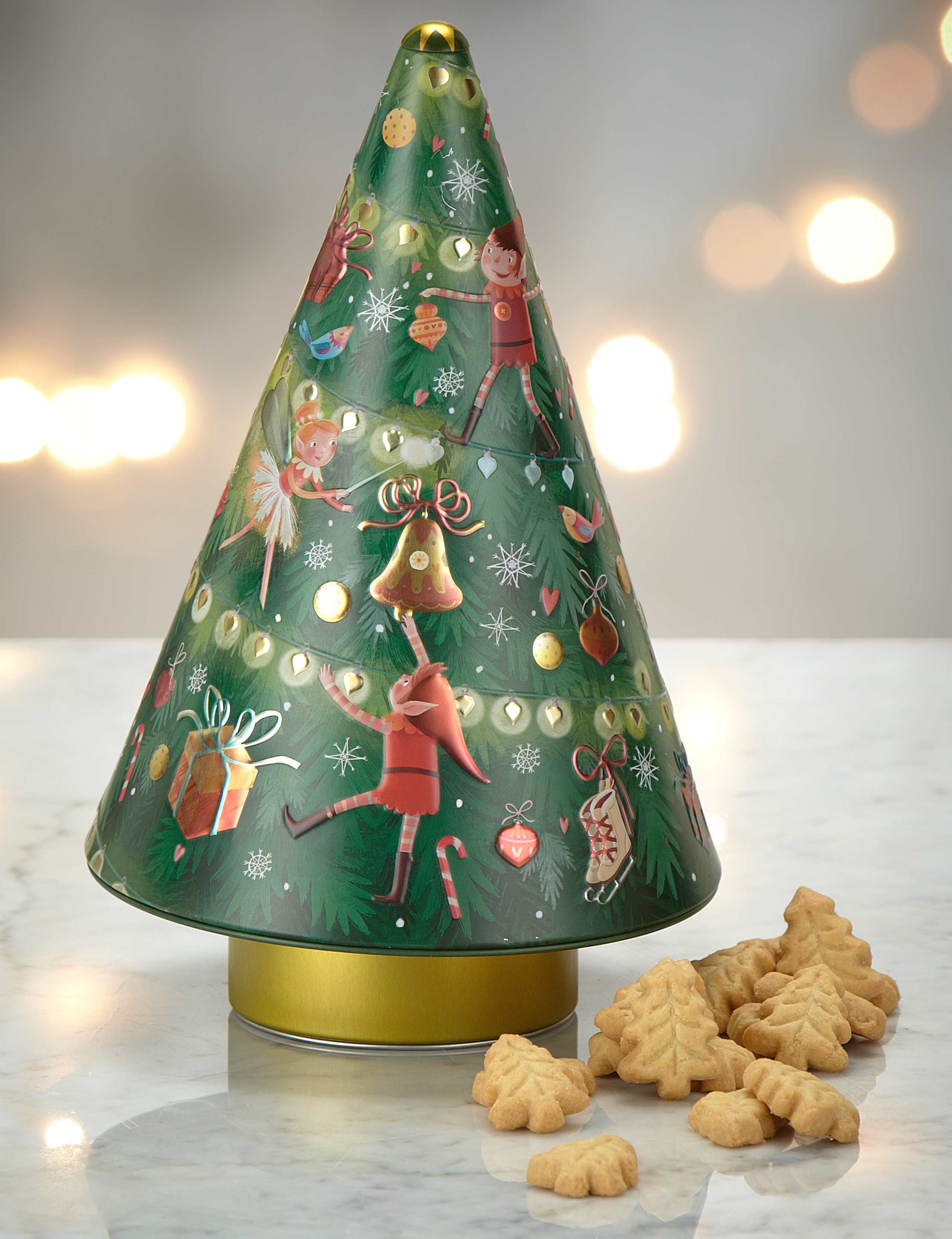 Shortbread Musical Tree Tin 2 of 3