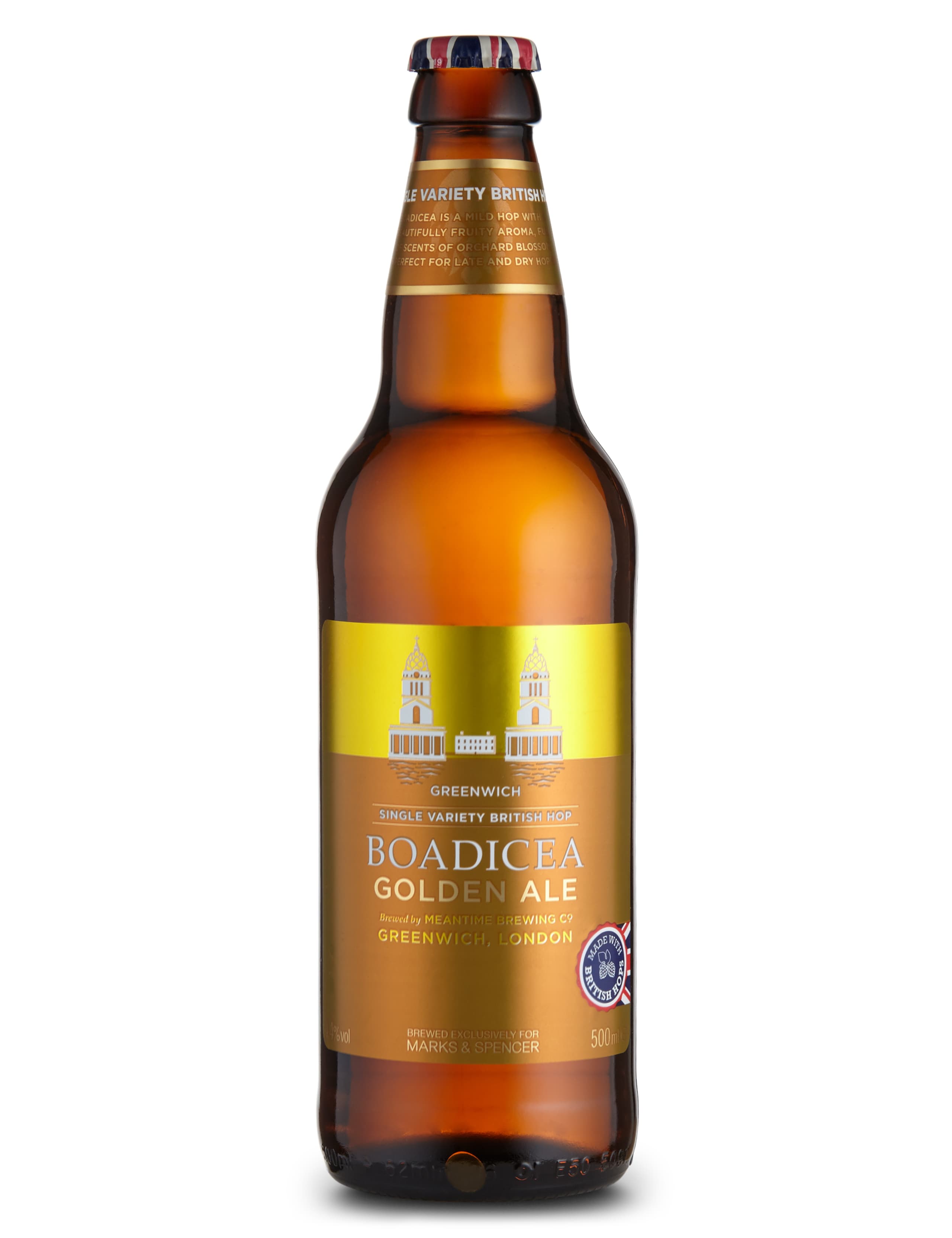 Greenwich Single Variety British Hop Boadicea Golden Ale - Case of 20 1 of 1