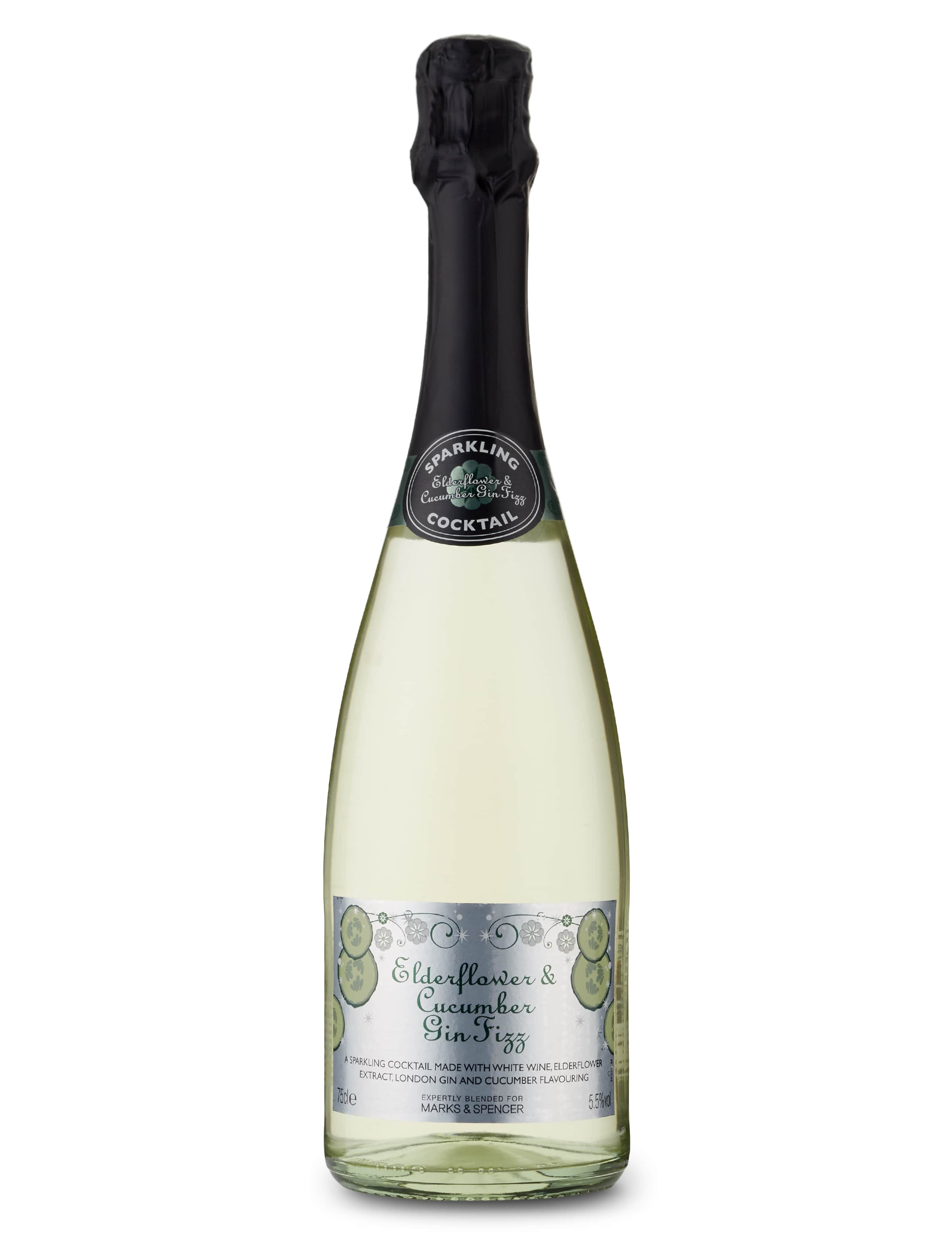 Elderflower & Cucumber Gin Fizz - Case of 6 1 of 1