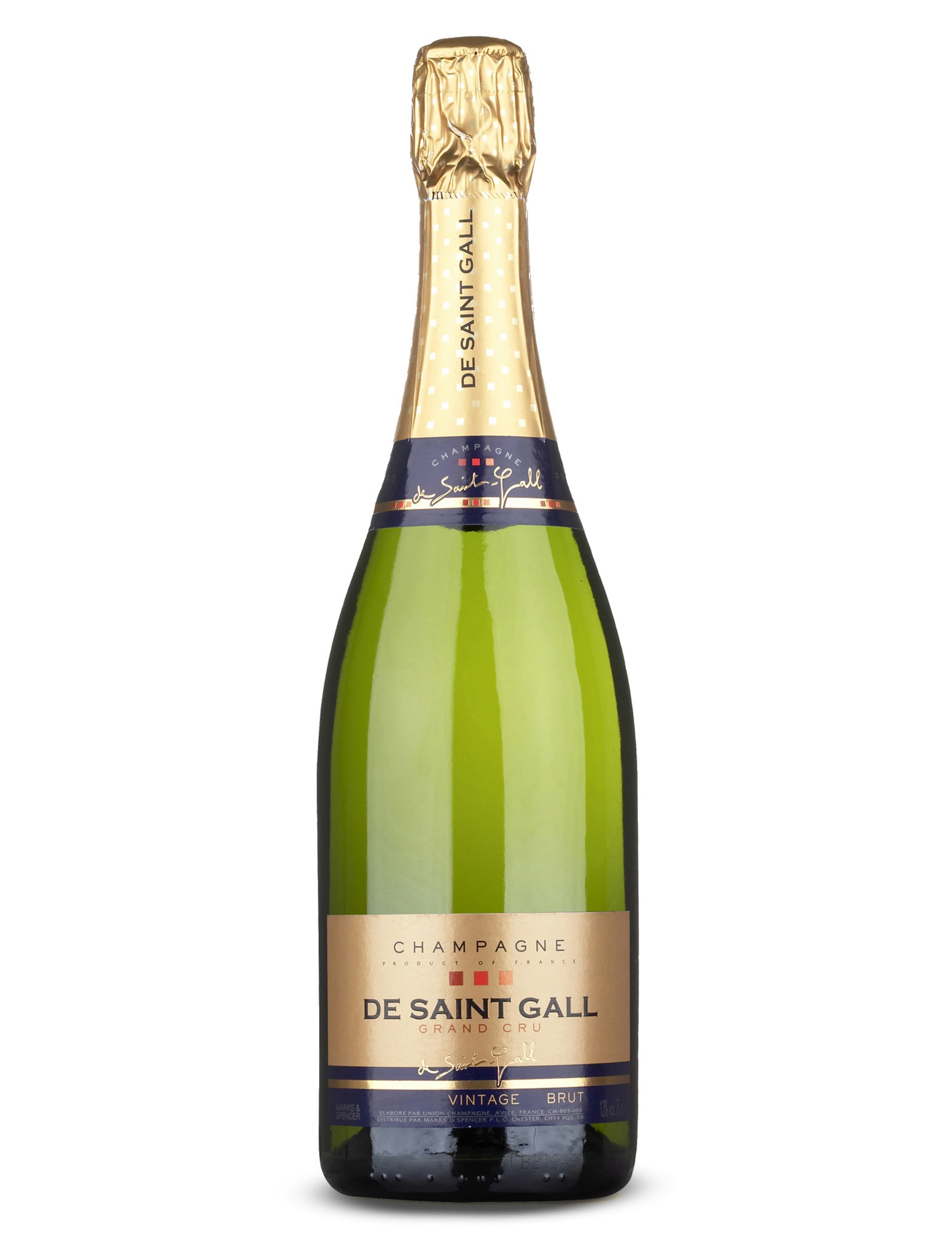 De Saint Gall Grand Cru Brut Vintage Champagne - Case of 6 1 of 2