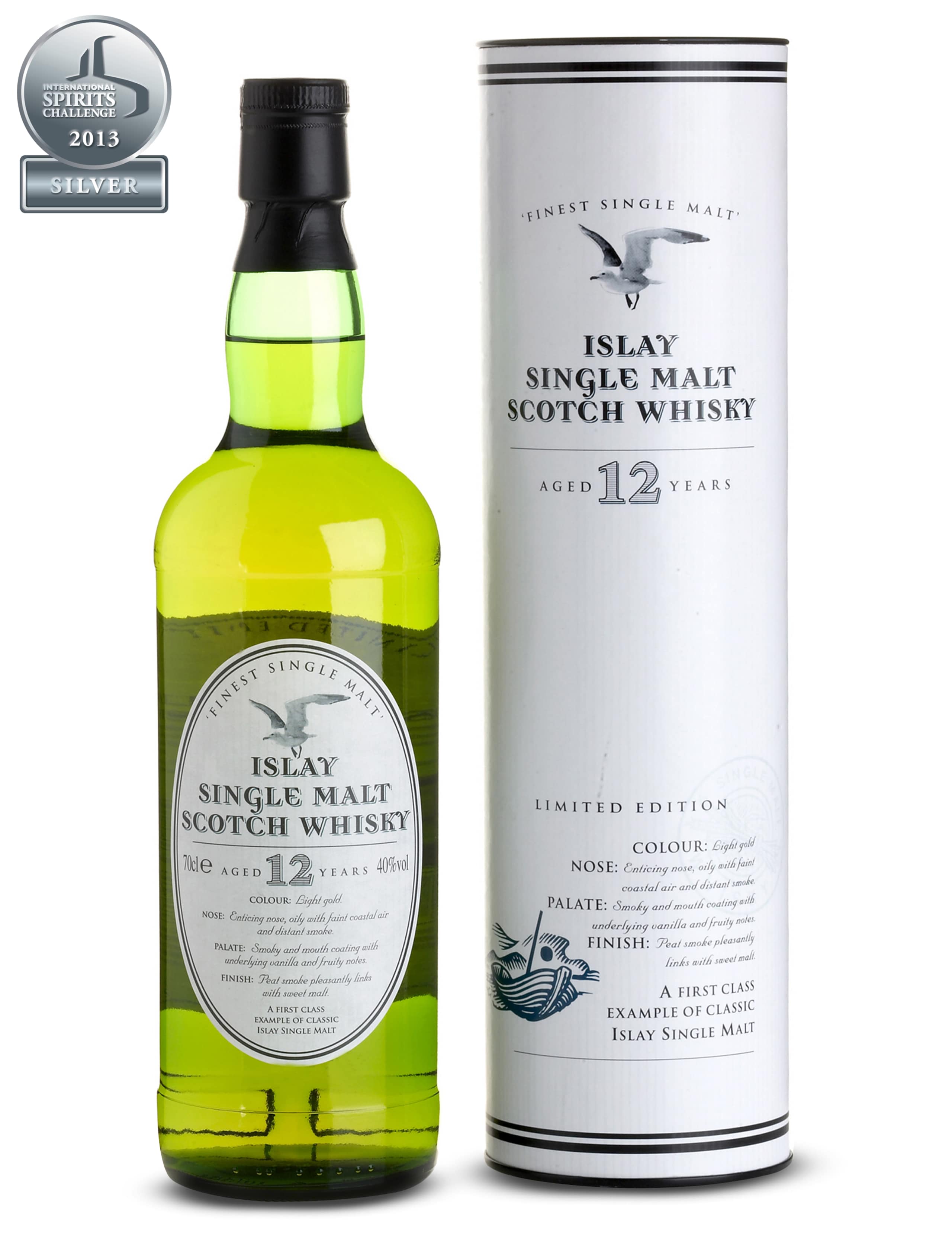 Islay 12 Year Old Single Malt Scotch Whisky - Single Bottle 1 of 2