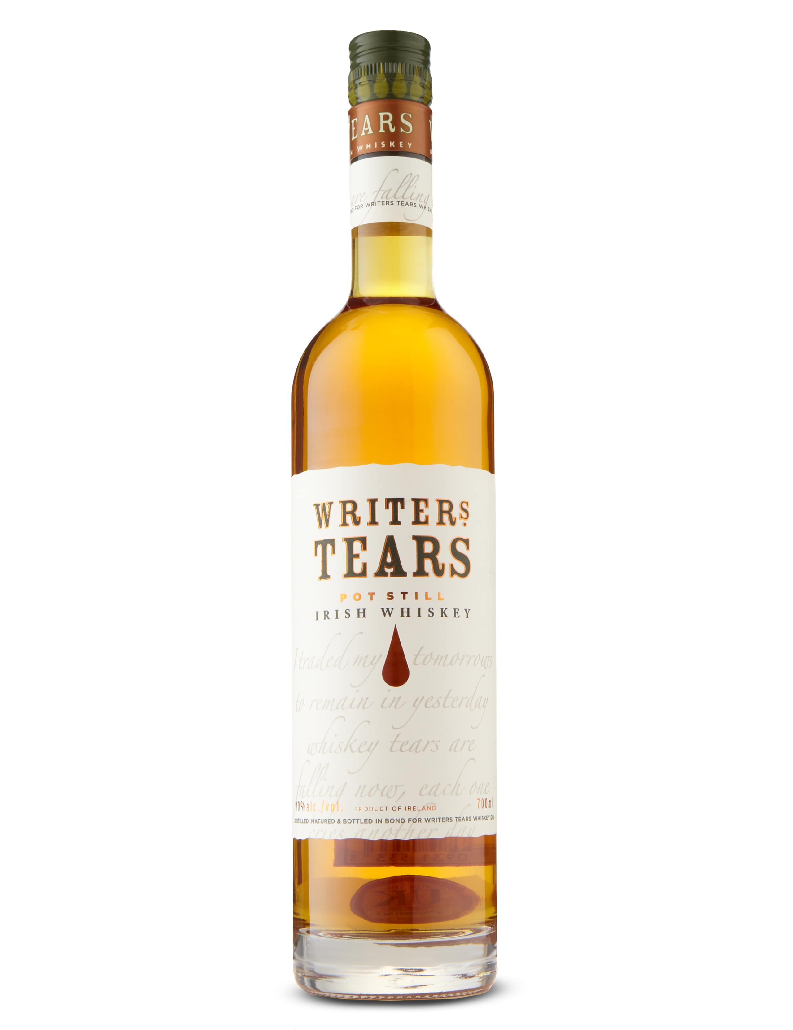 Writer's Tears Pot Still Irish Whiskey - Single Bottle 1 of 2