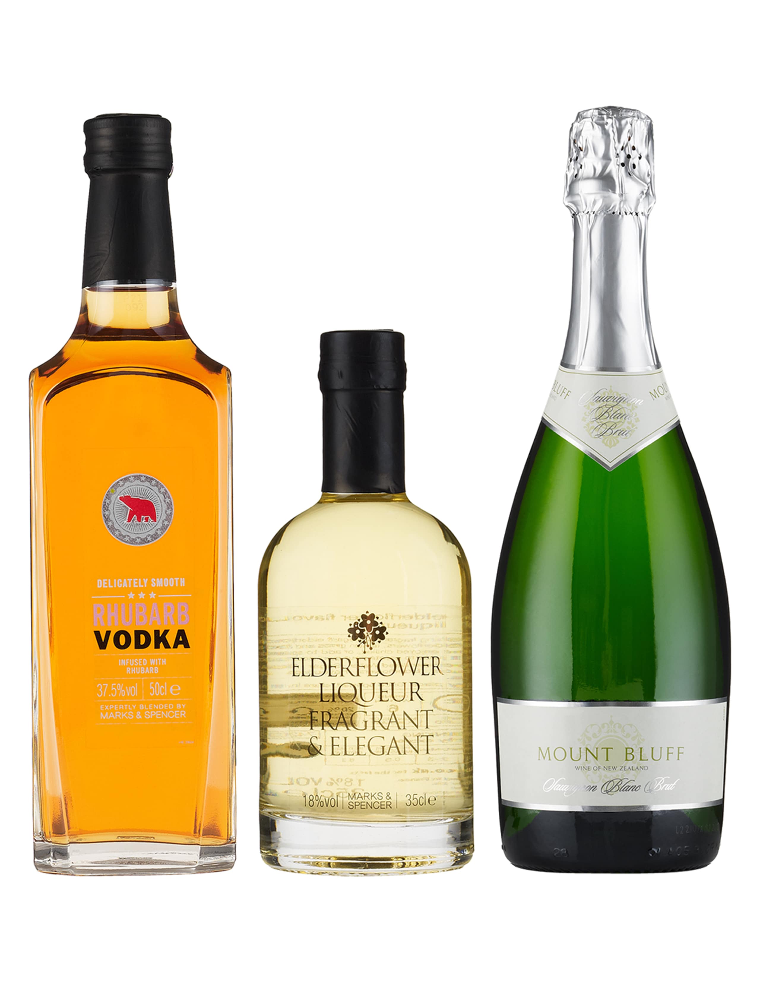 Rhubarb Elderflower Fizz Cocktail - Case of 6 1 of 1