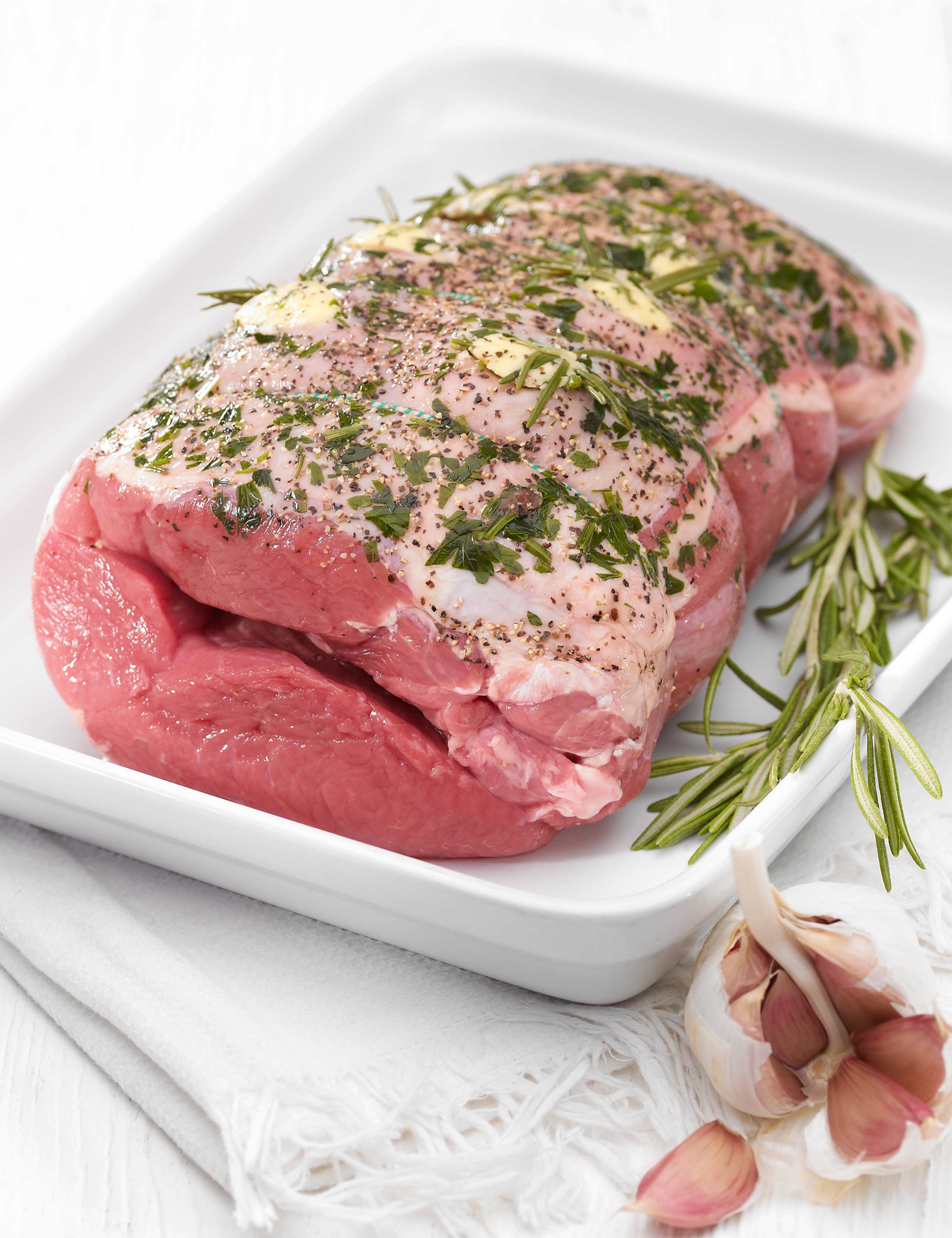 Boneless Leg of Lamb Stuffed with Smoked Garlic & Rosemary 2 of 3