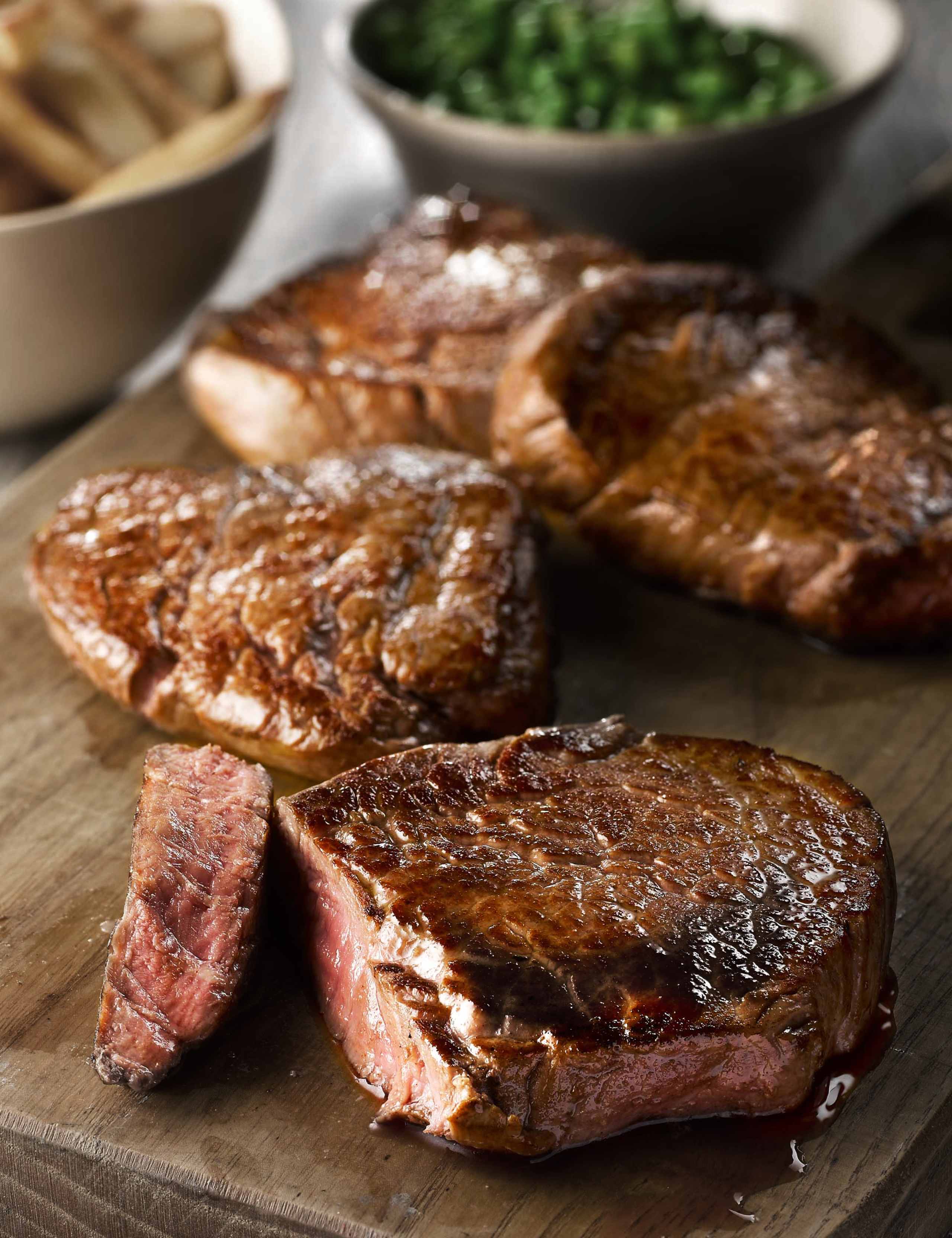 4 Thin Cut Fillet Steak 1 of 3