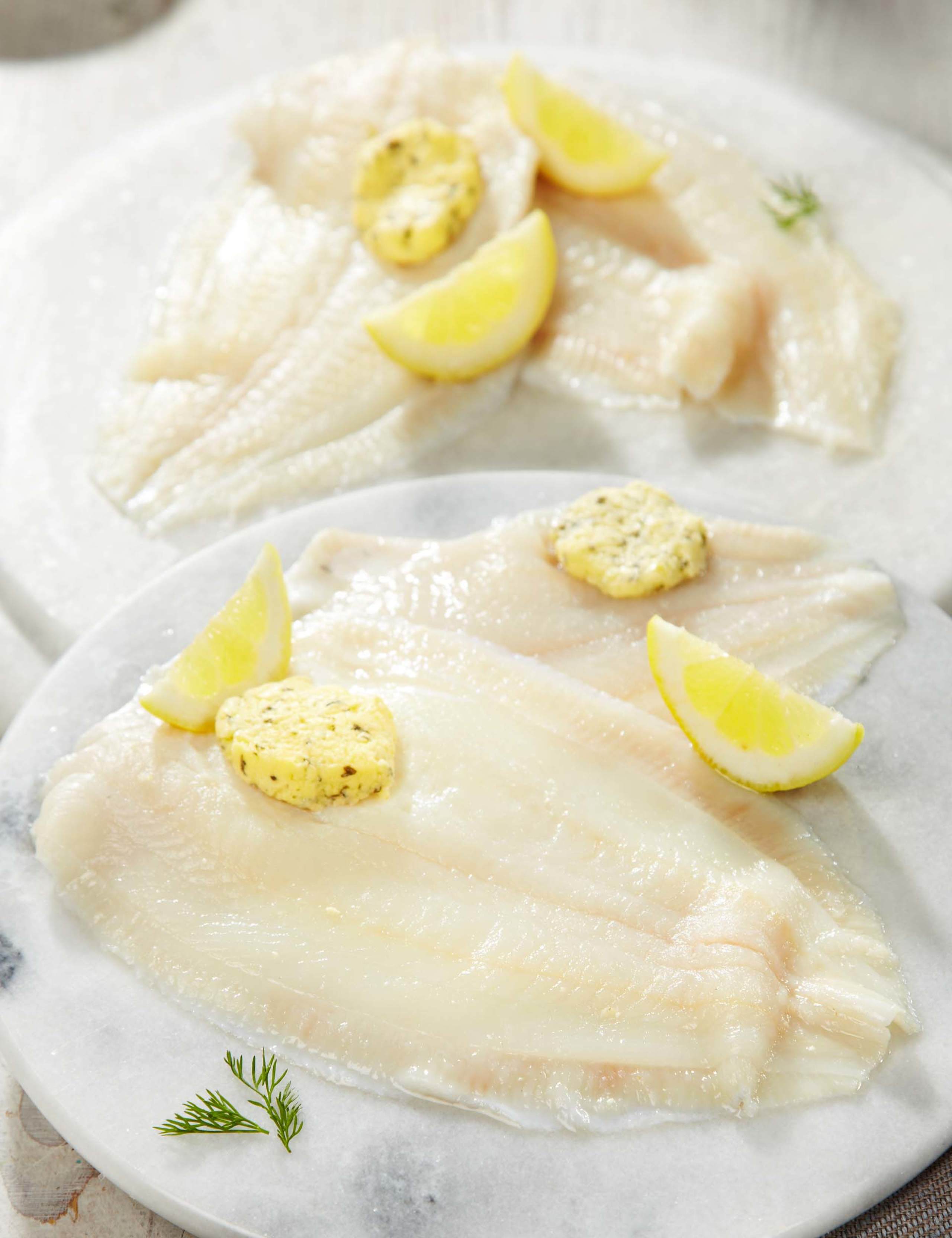 4 Lemon Sole Fillets with Lemon & Sea Salt Butter 2 of 2