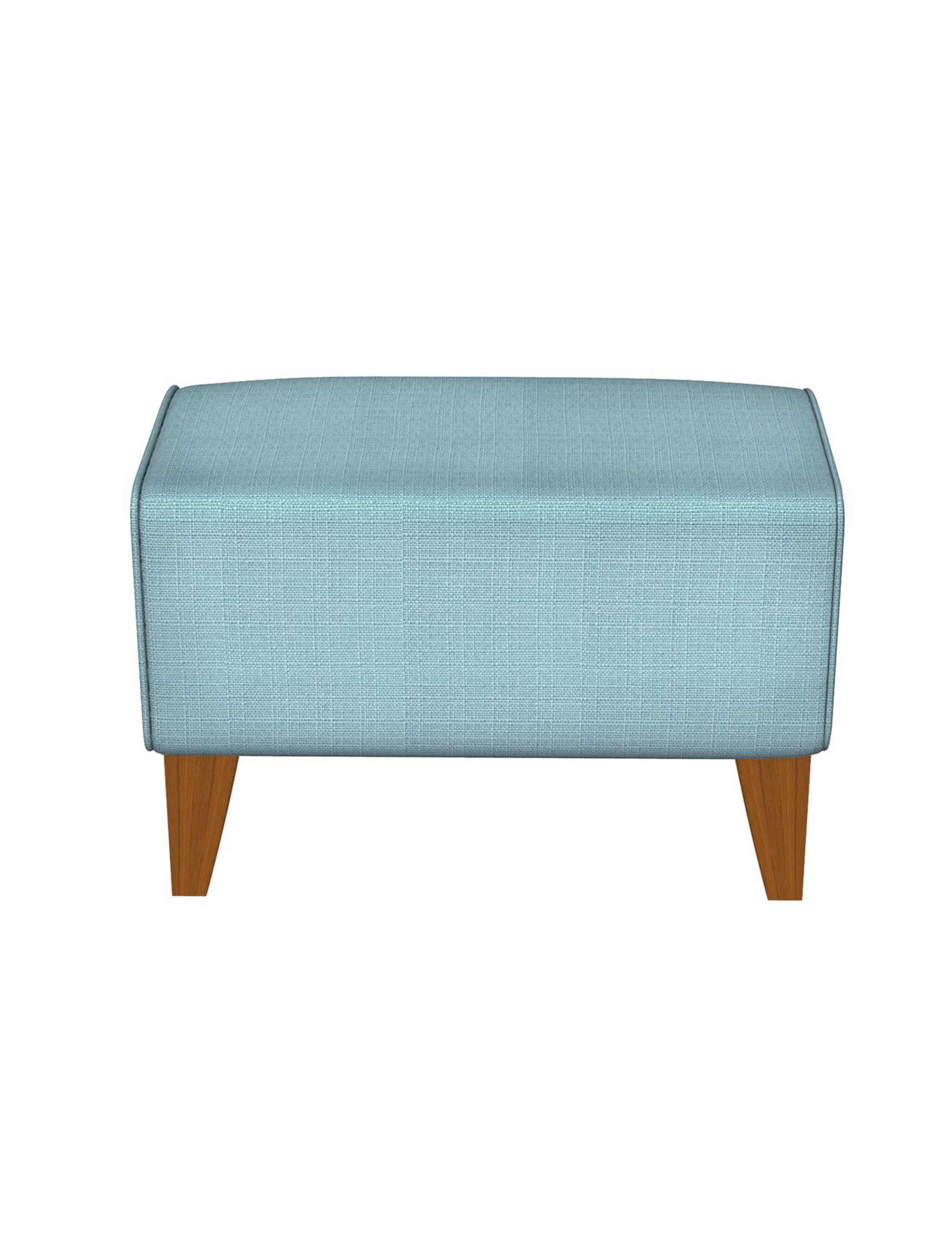 Cabot Footstool Soljen Aqua 1 of 1