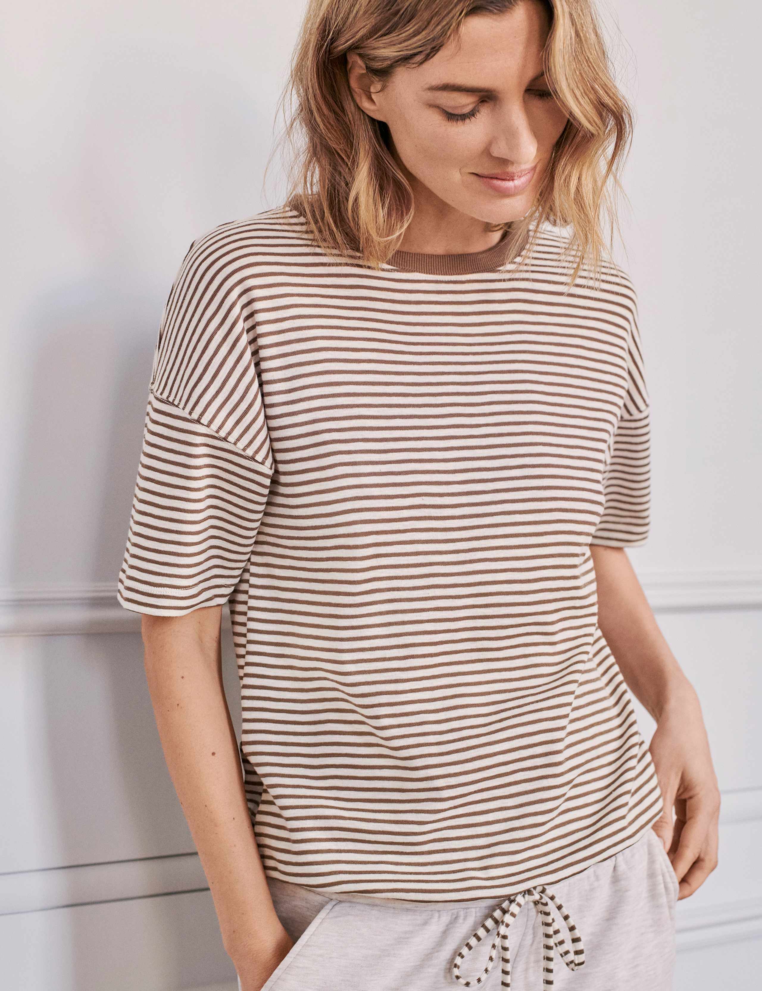 Striped Crew Neck T-Shirt 3 of 5