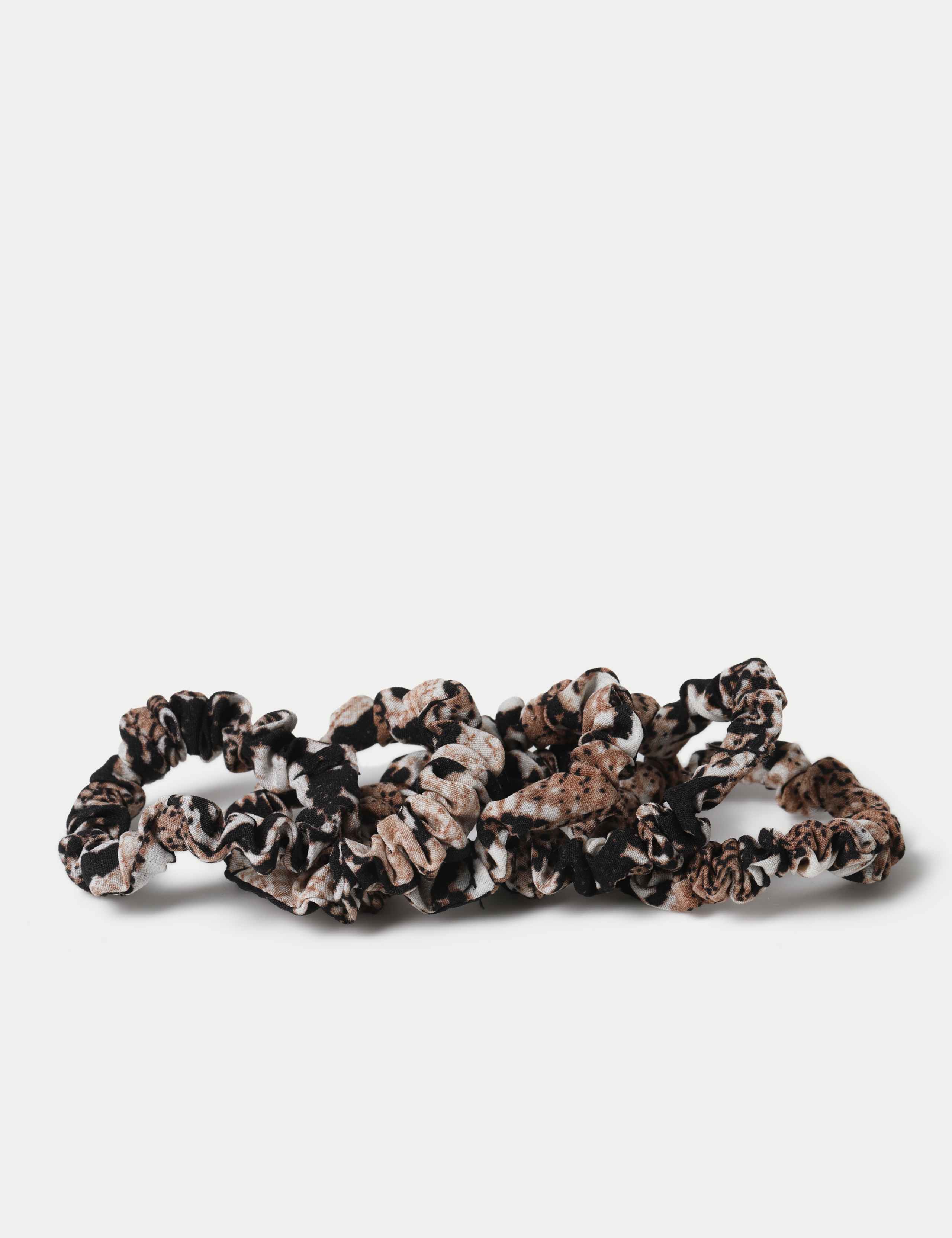 5pk Snake Print Mini Scrunchie Set 2 of 2