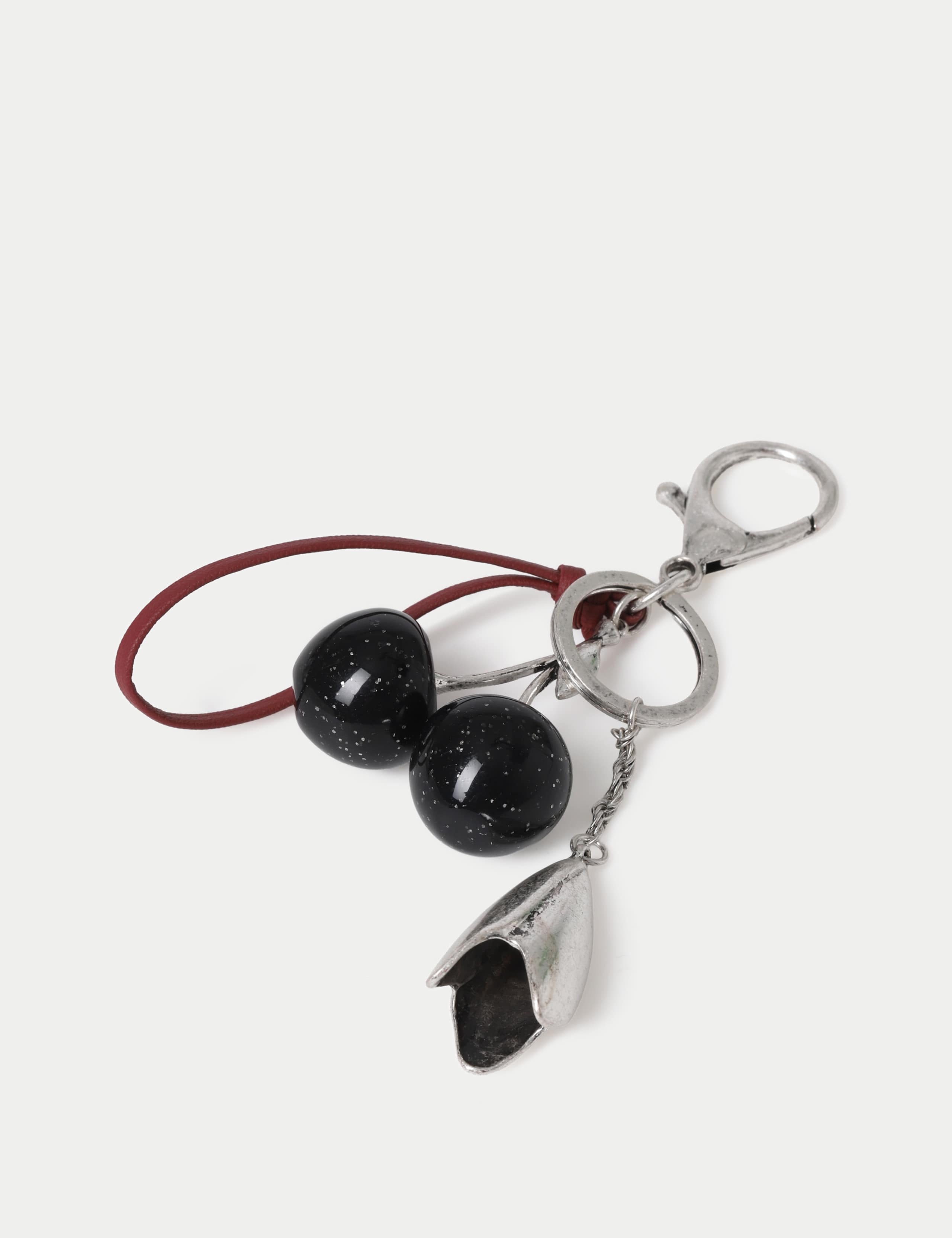 Dark Cherry Bag Charm 2 of 2
