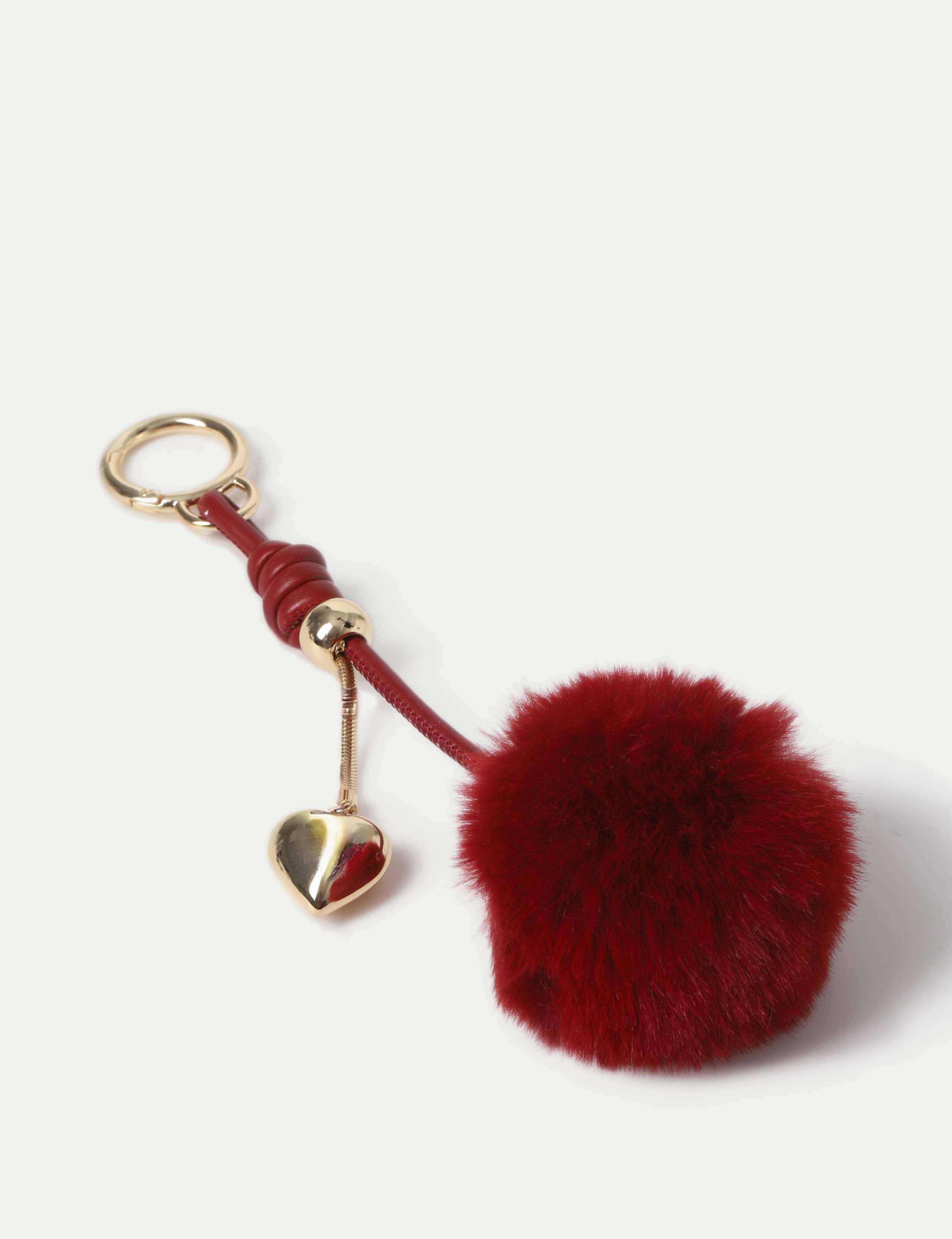 Faux Fur Pom Bag Charm 2 of 2