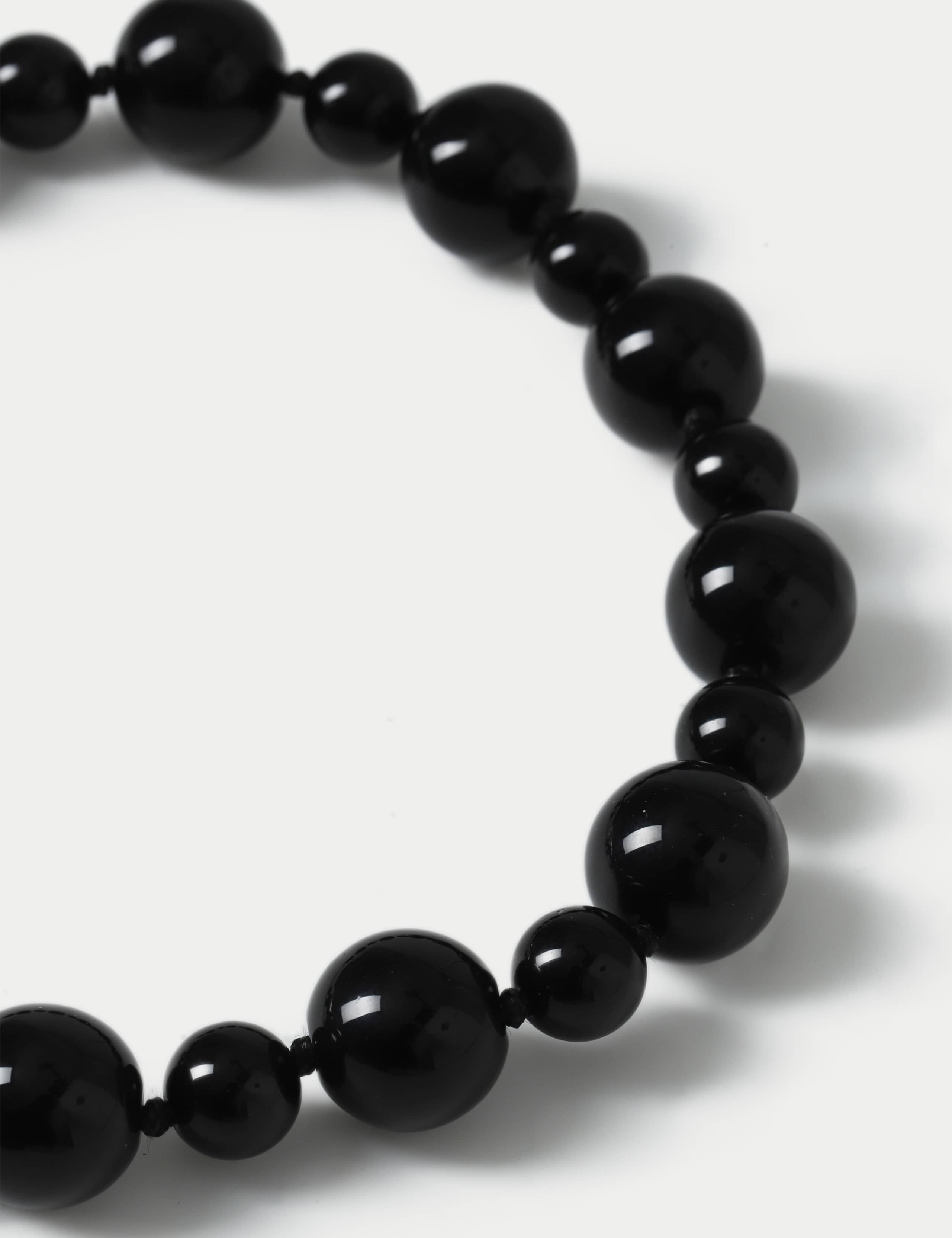 Circle Bead Glass Collar Necklace 2 of 2