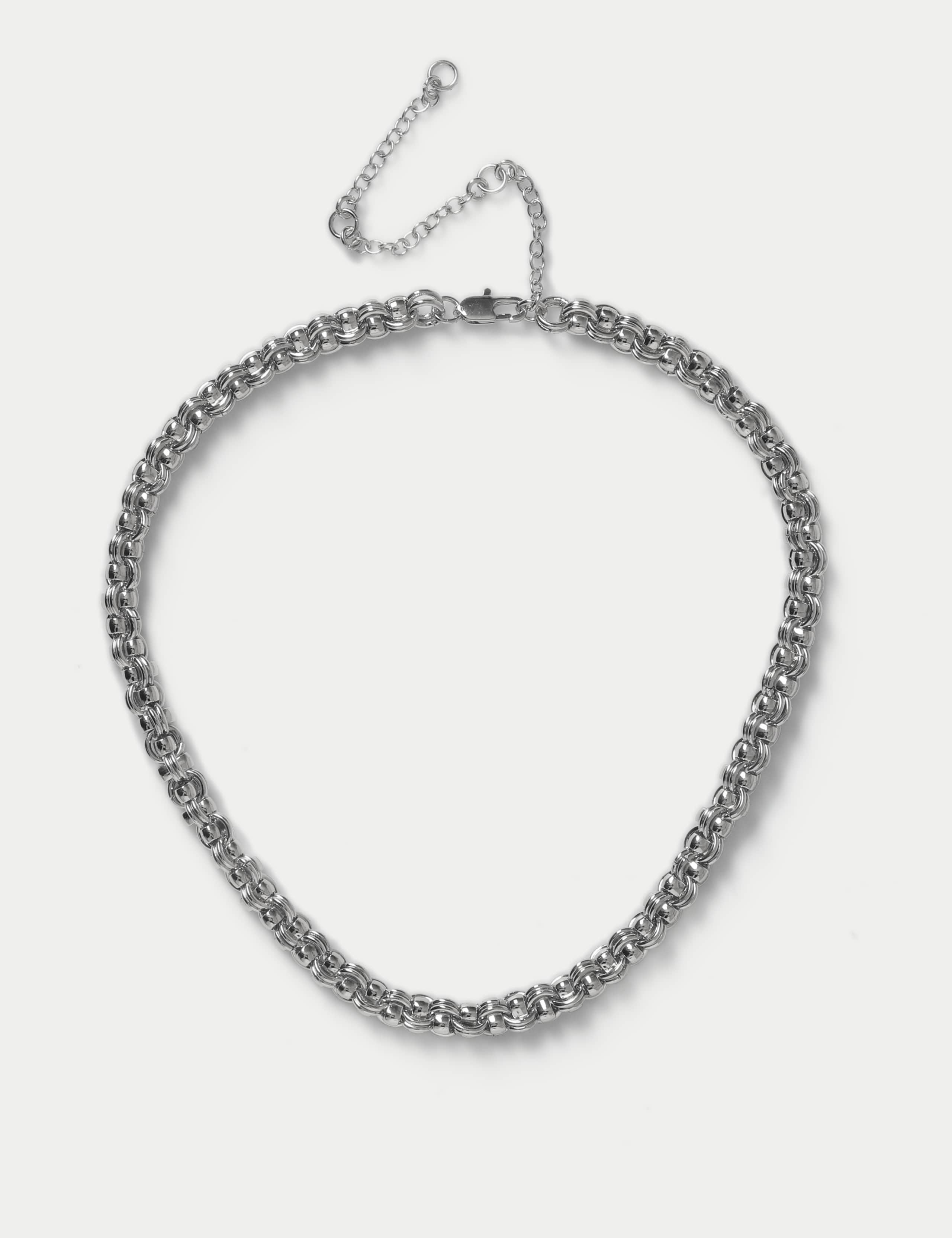 Textured Link Necklace 2 of 2