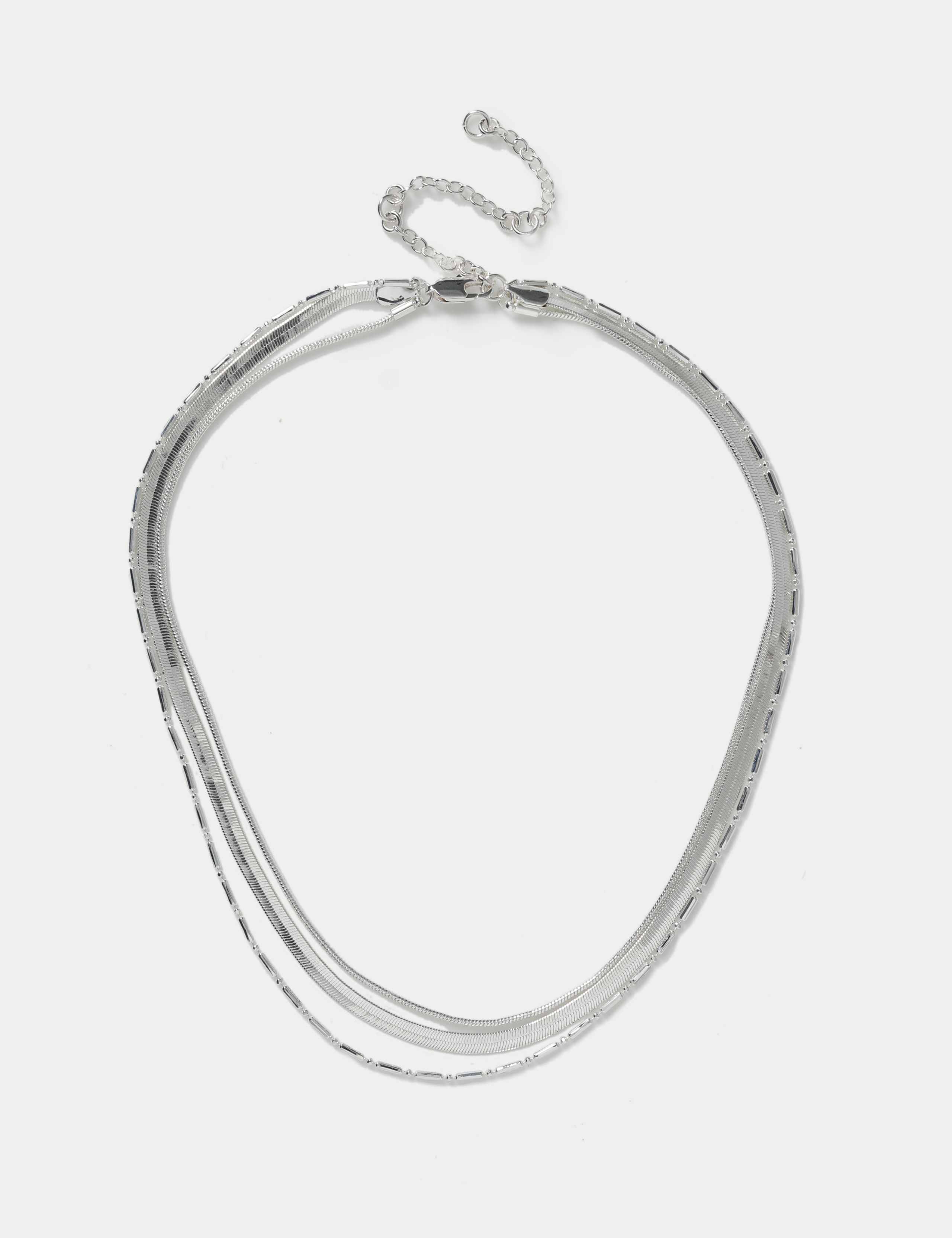 Snake Chain Layered Necklace 2 of 2