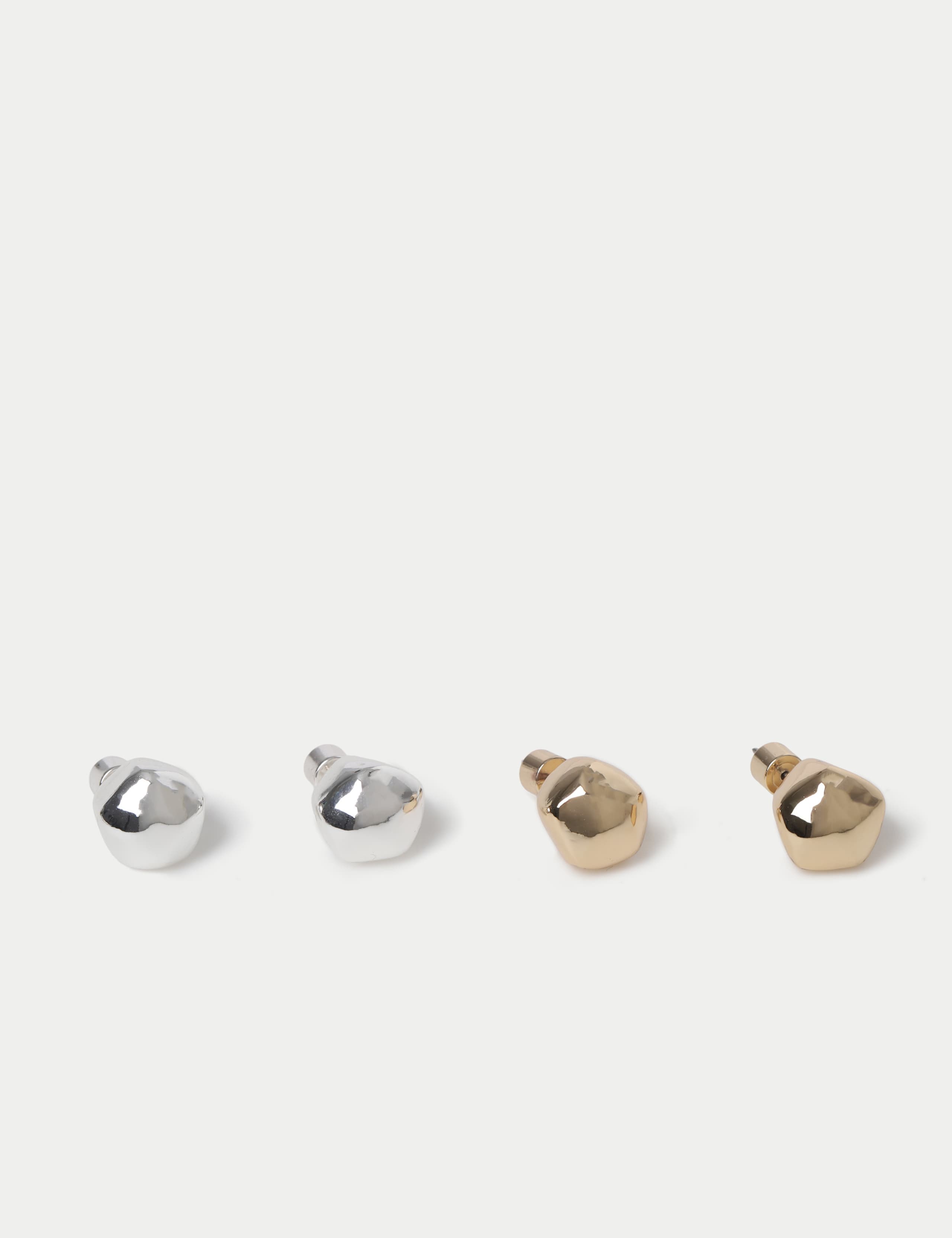 2 Pack Molten Stud Earrings 2 of 2