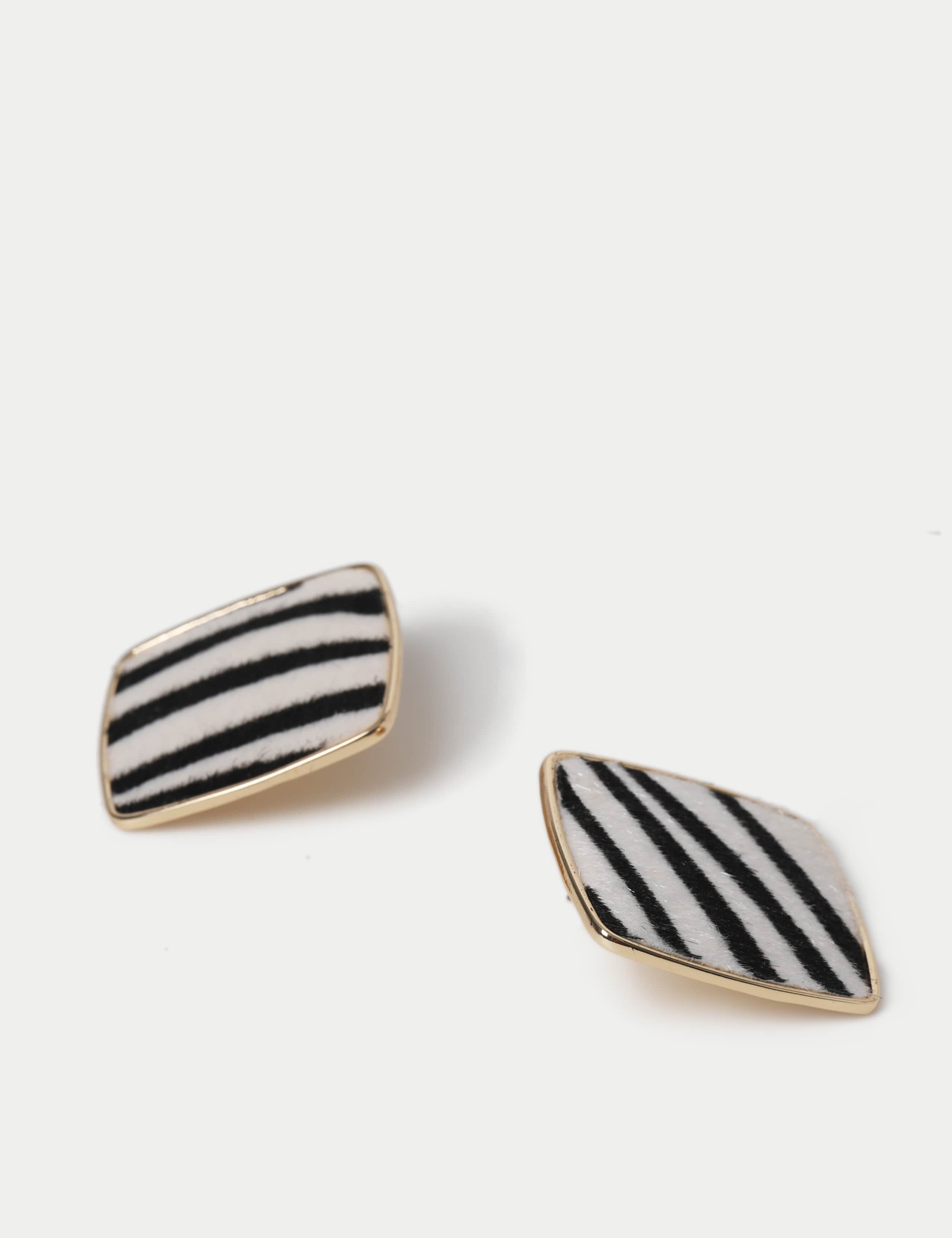 Zebra Stud Earrings 2 of 2