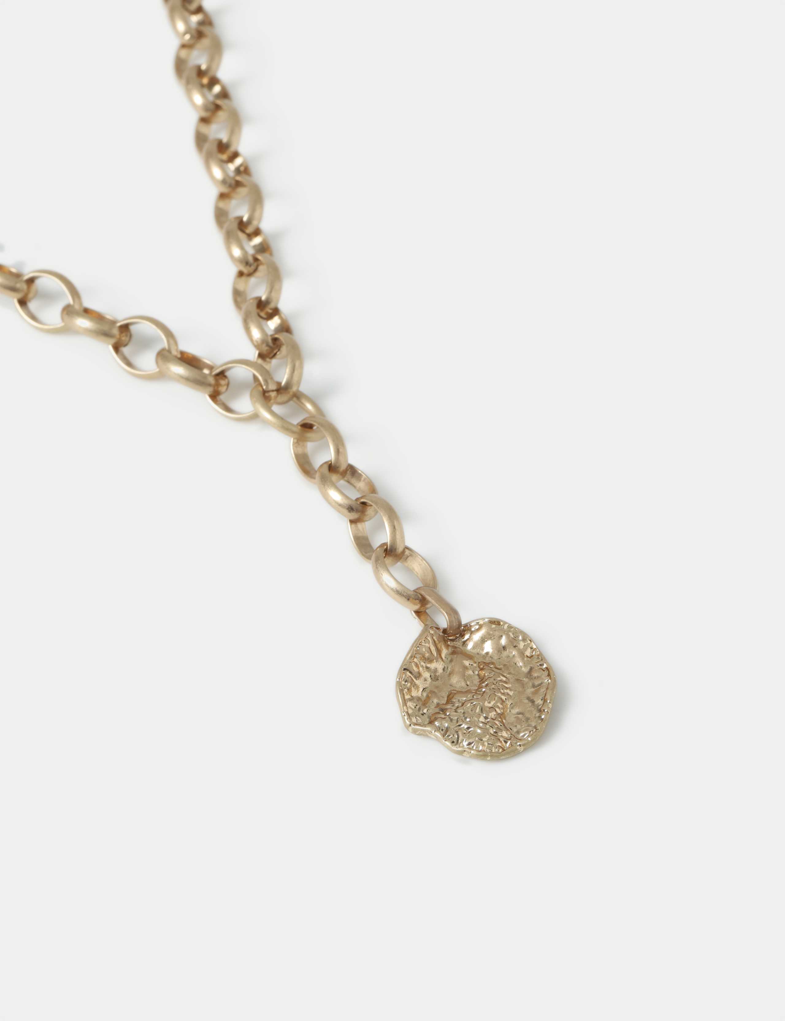 Per Una Brushed Link Pendant Y-Necklace 2 of 2