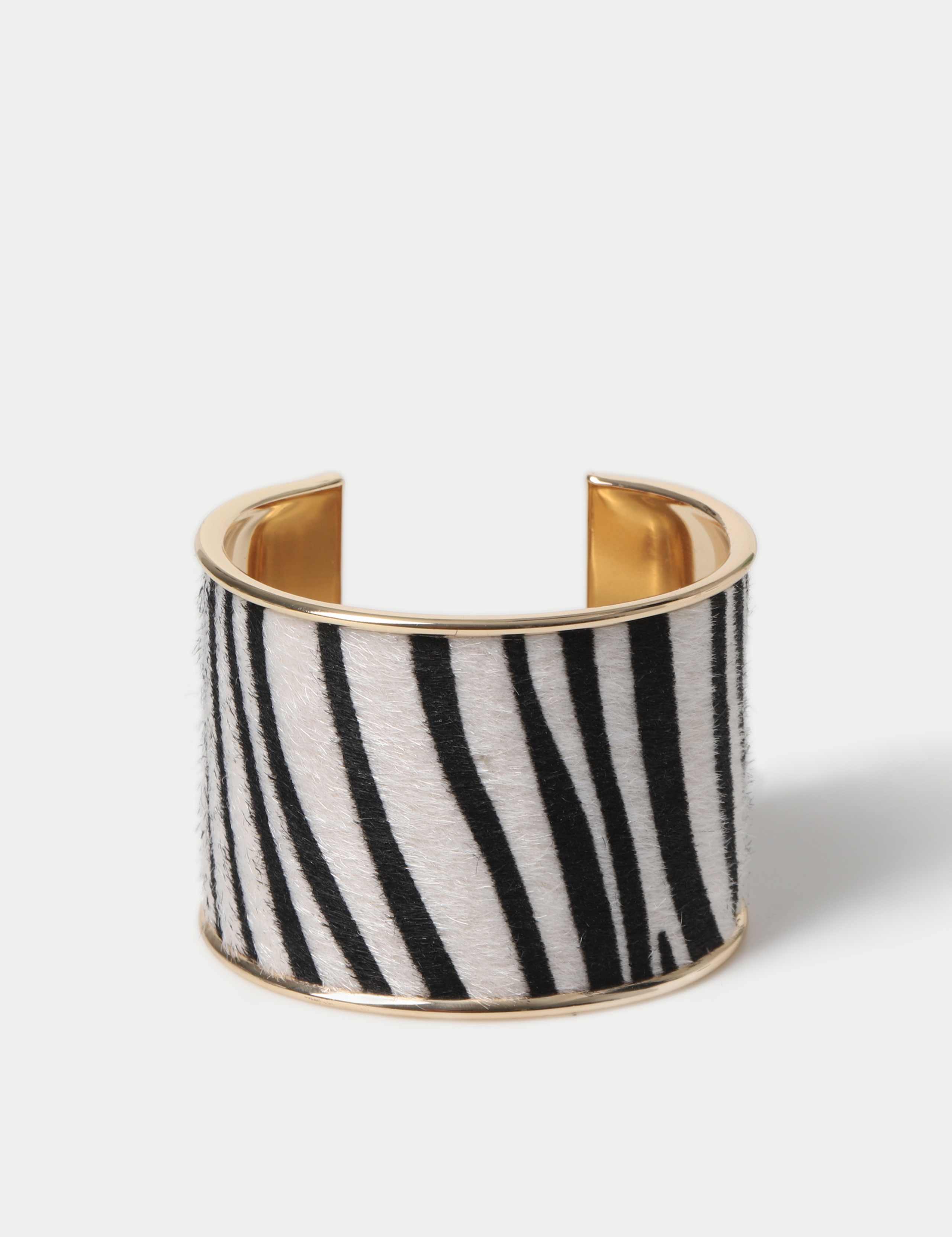 Zebra Print Cuff Bracelet 1 of 2
