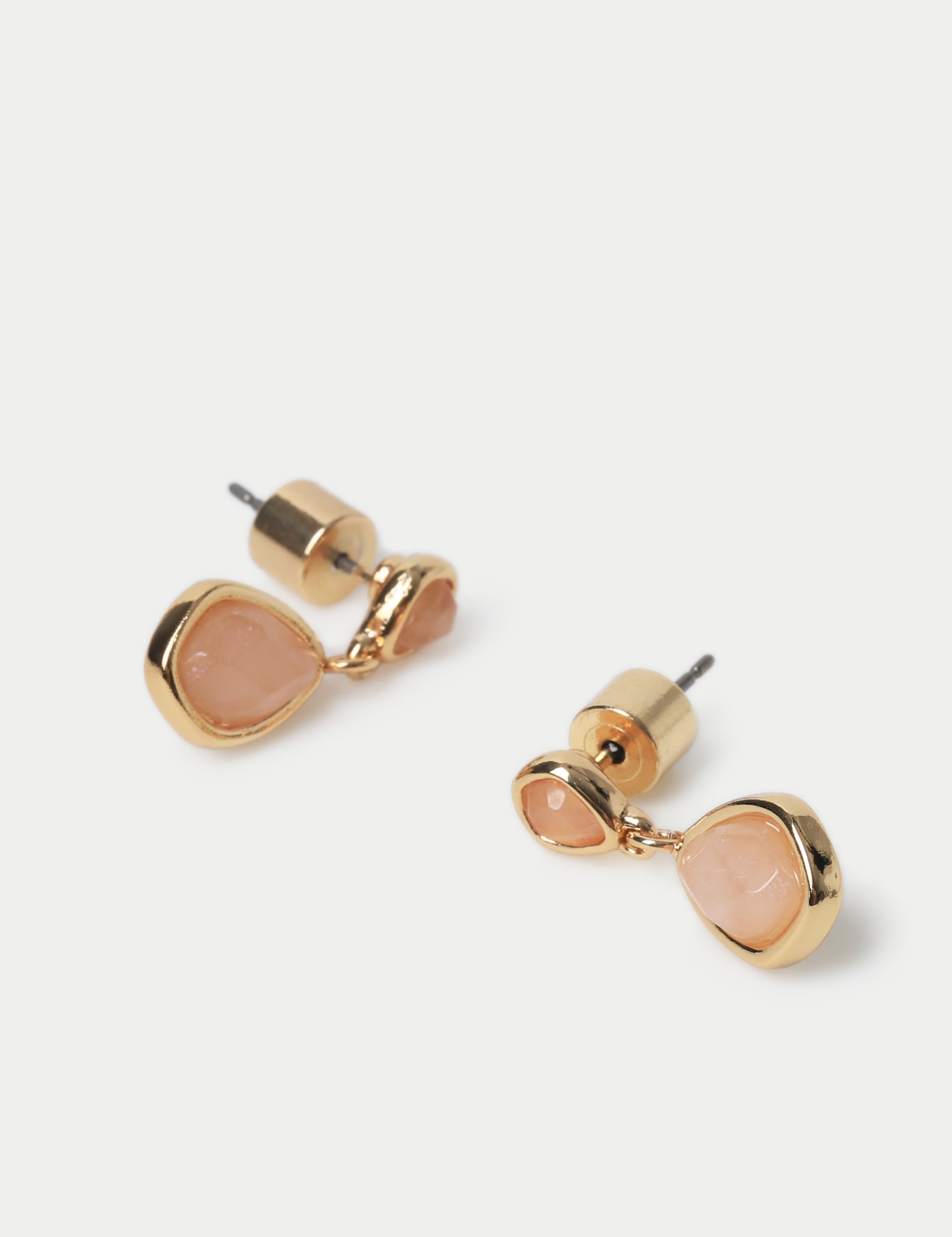 Gifting Rose Quartz Detail Earrings 2 of 2