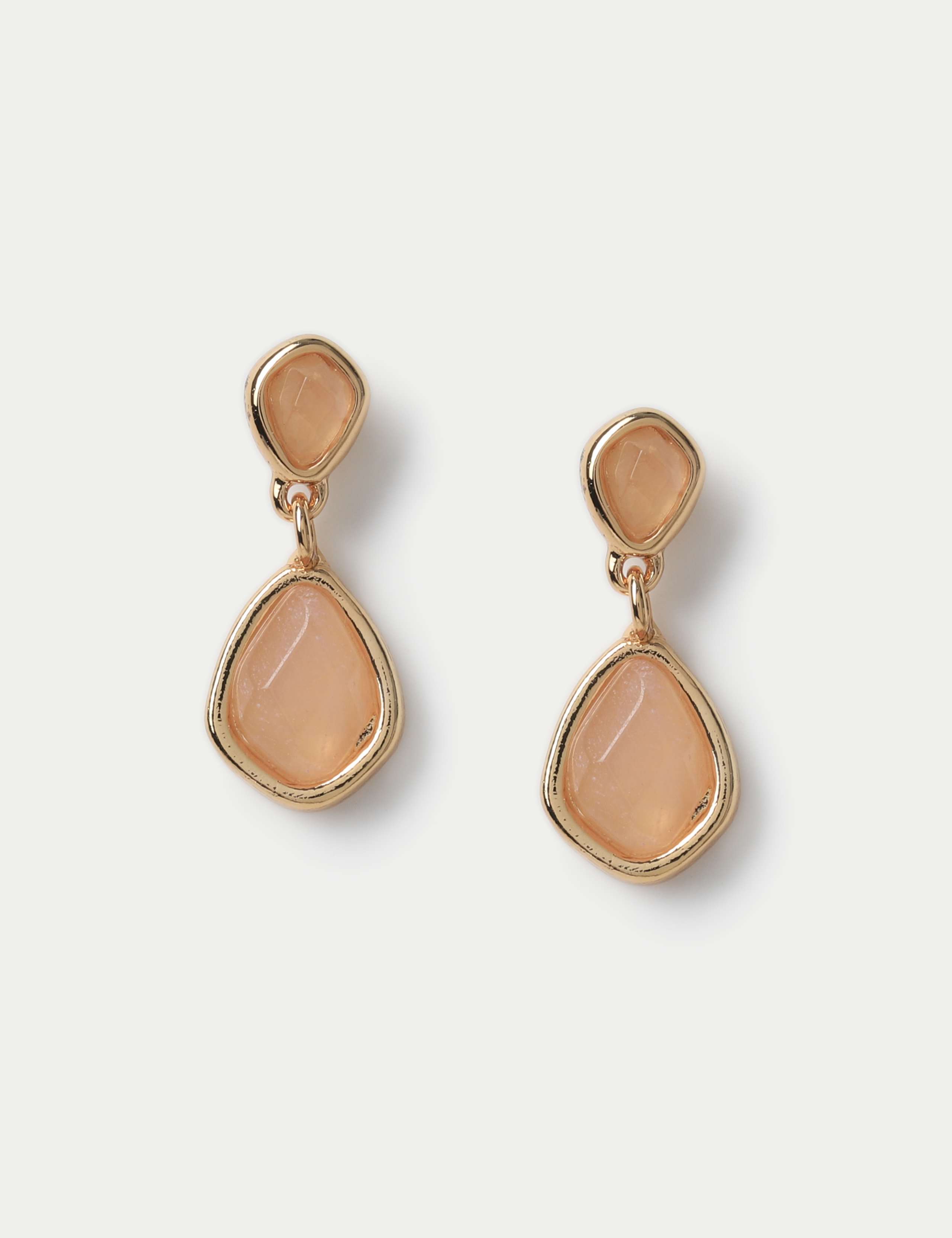Mini Rose Quartz Drop Earrings 3 of 3