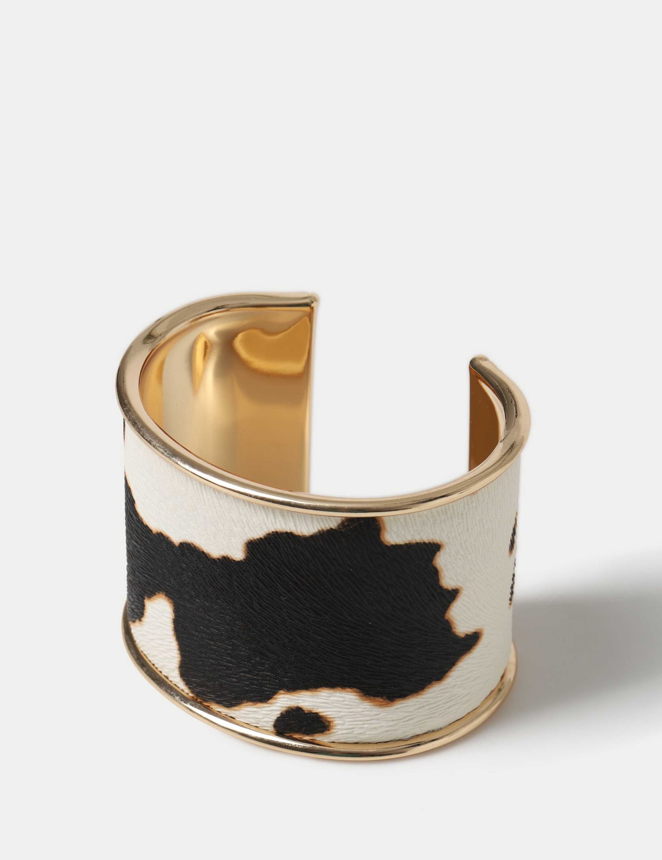 Cow Print Cuff Bracelet 2 of 2