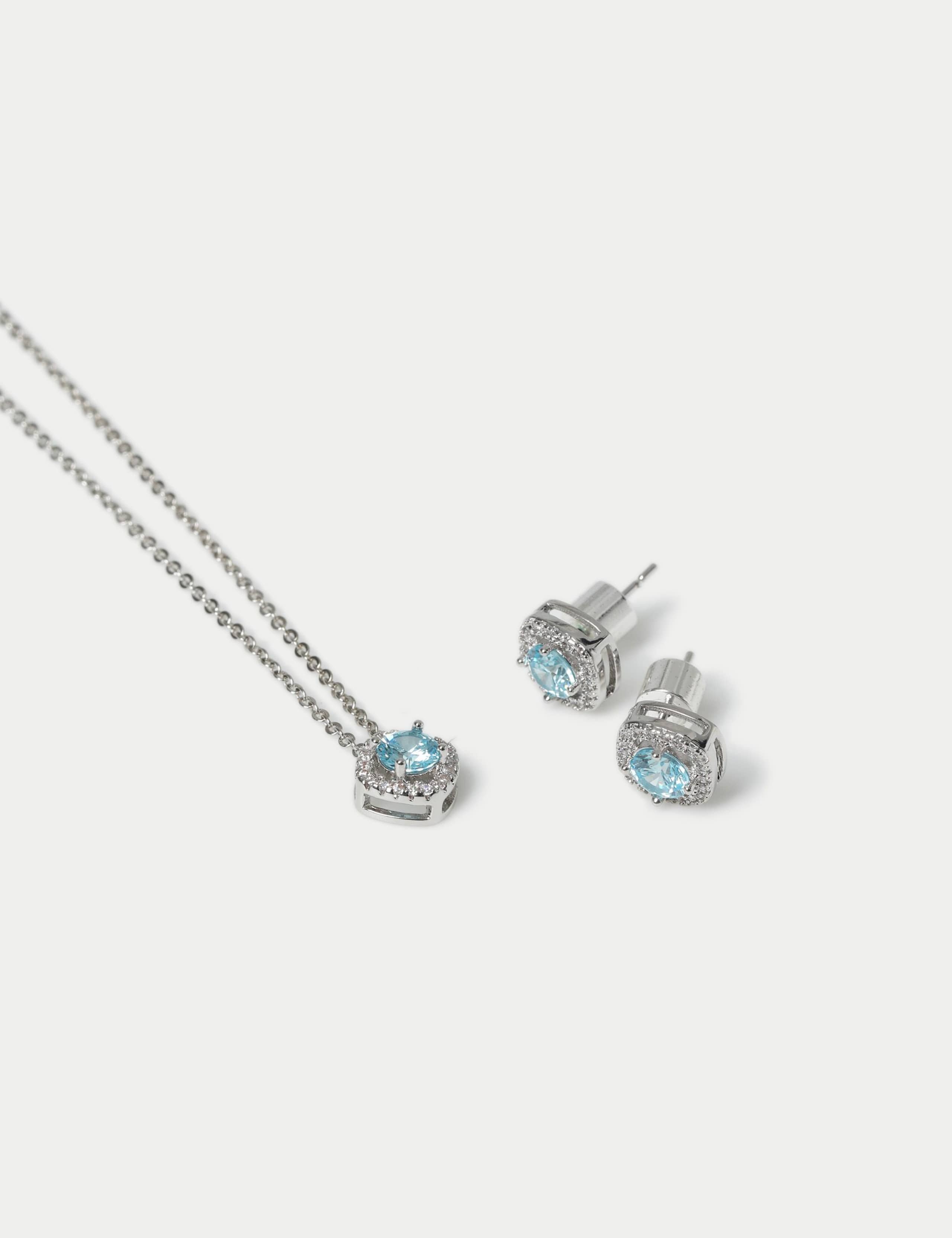 December Birthstone Jewellery Set 2 of 3