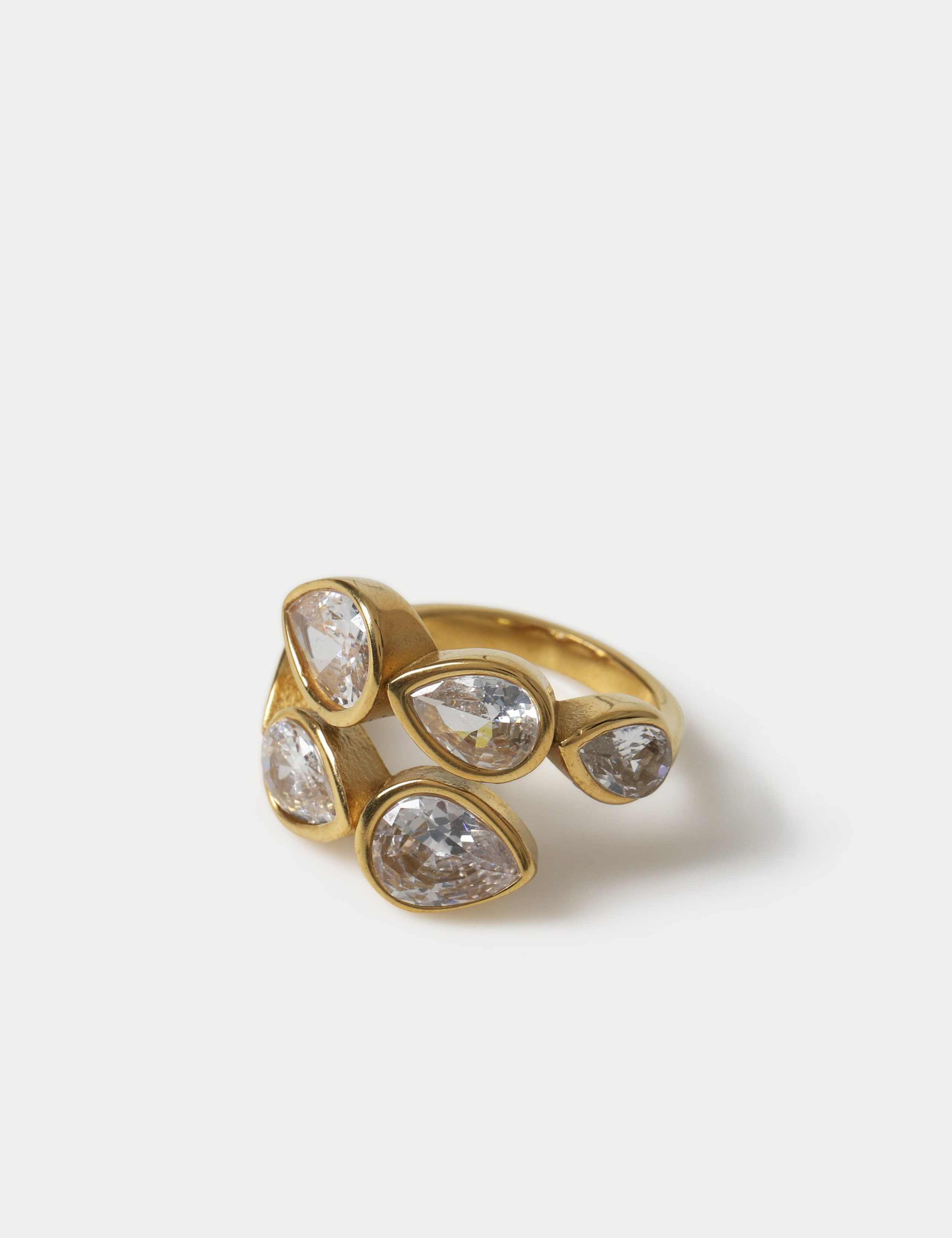 Autograph Cubic Zirconia Twist Ring 1 of 3