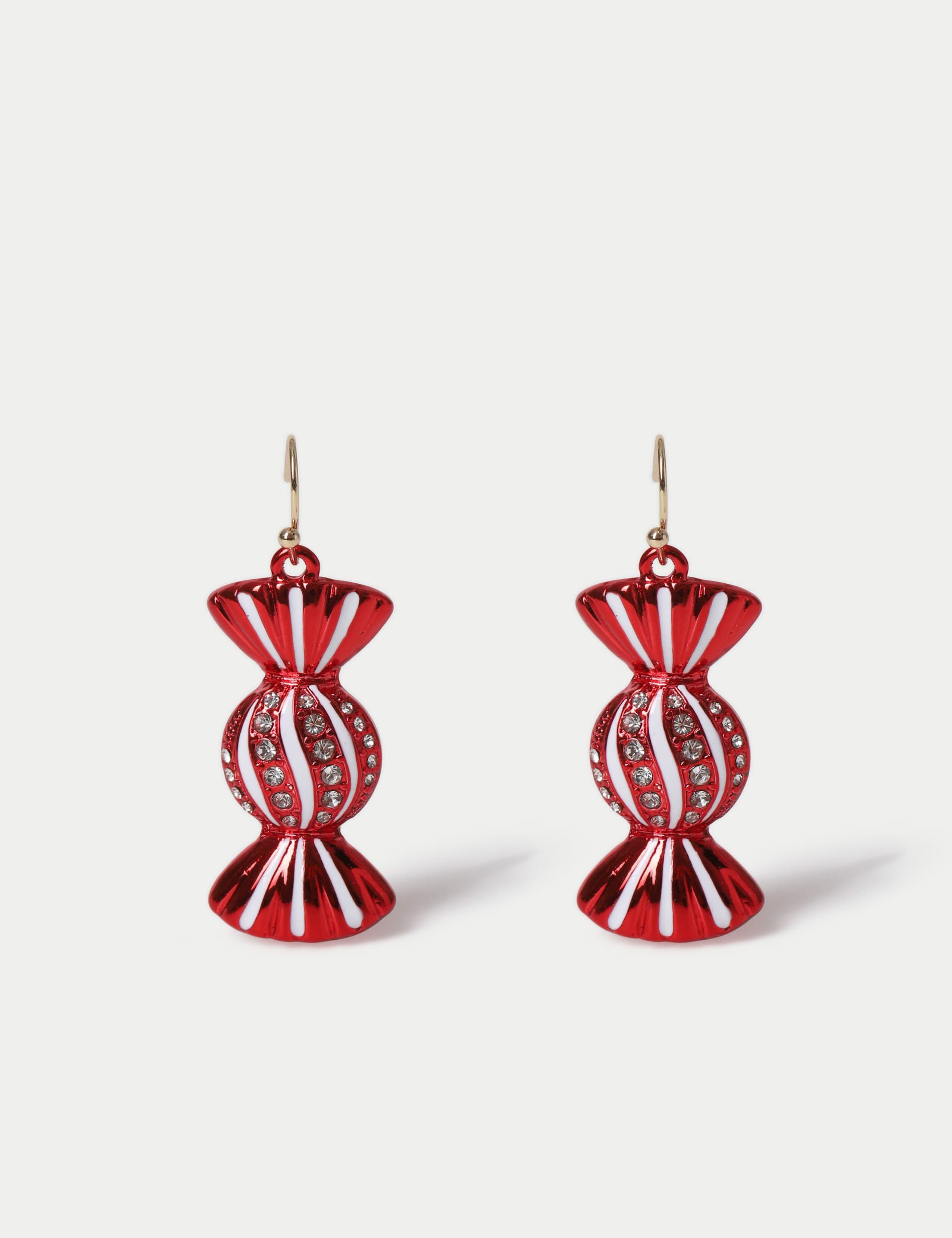 Red Sweet Christmas Earrings 1 of 2