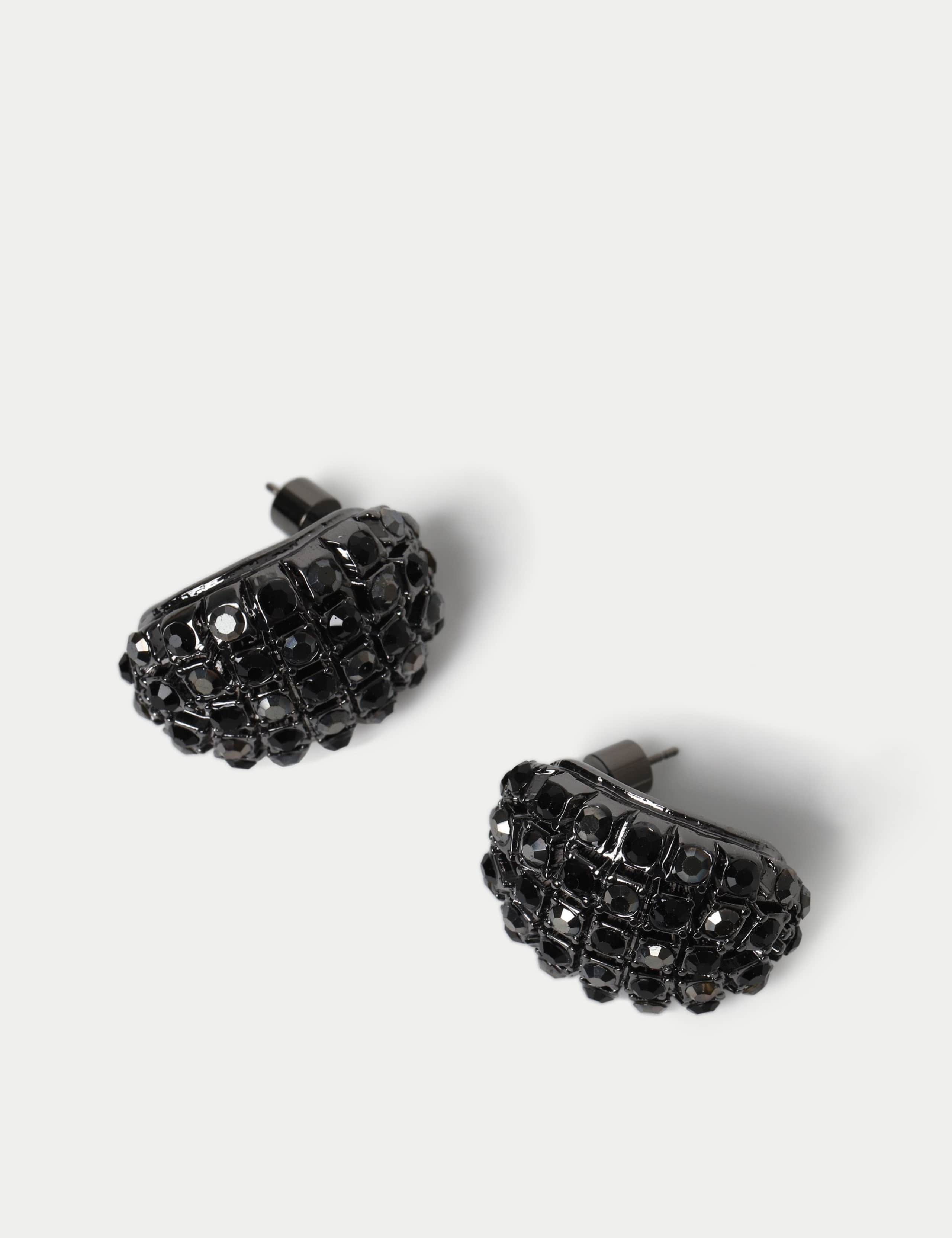 Crystal Dome Earrings 3 of 3