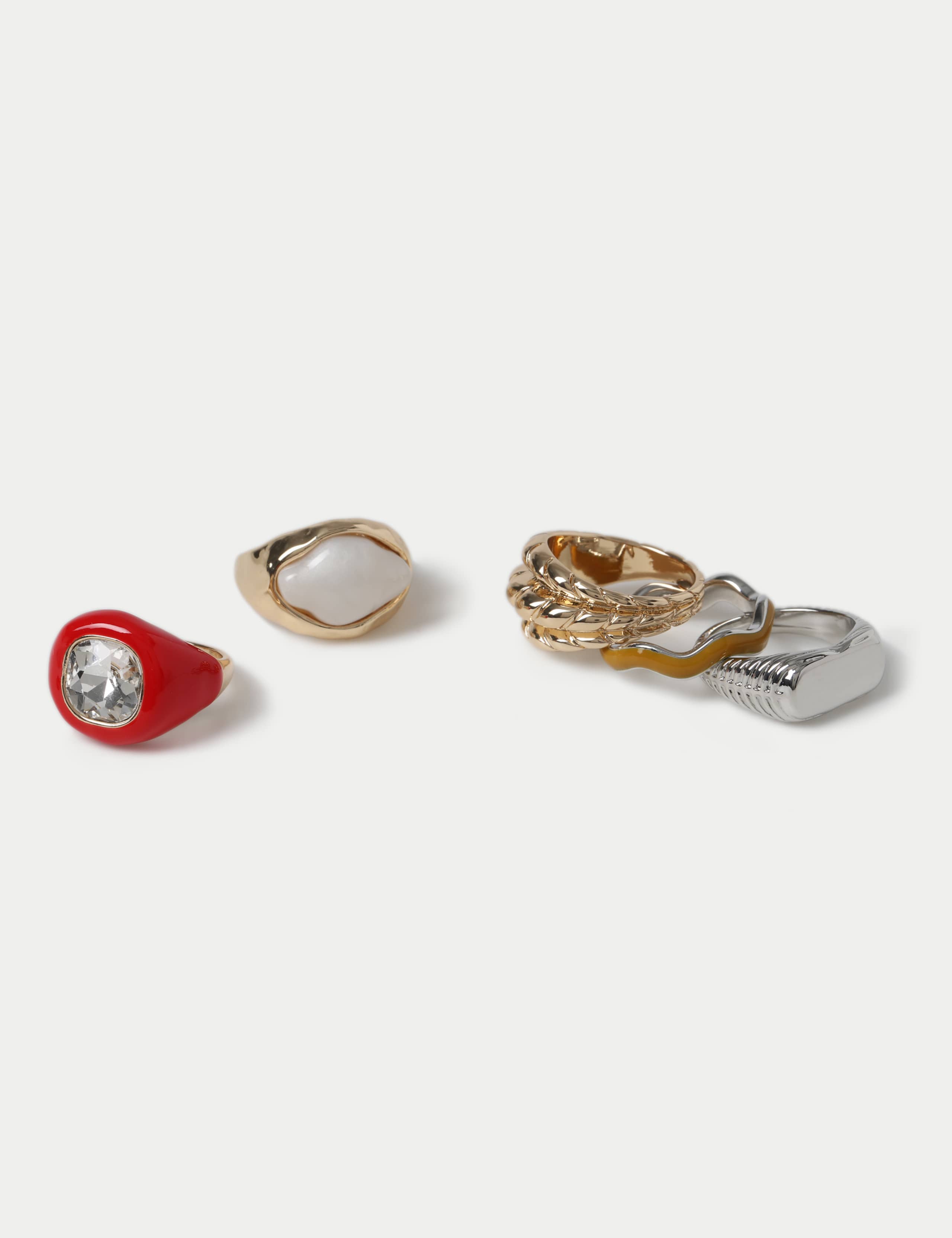 5 Pack Eclectic Ring Set 1 of 2