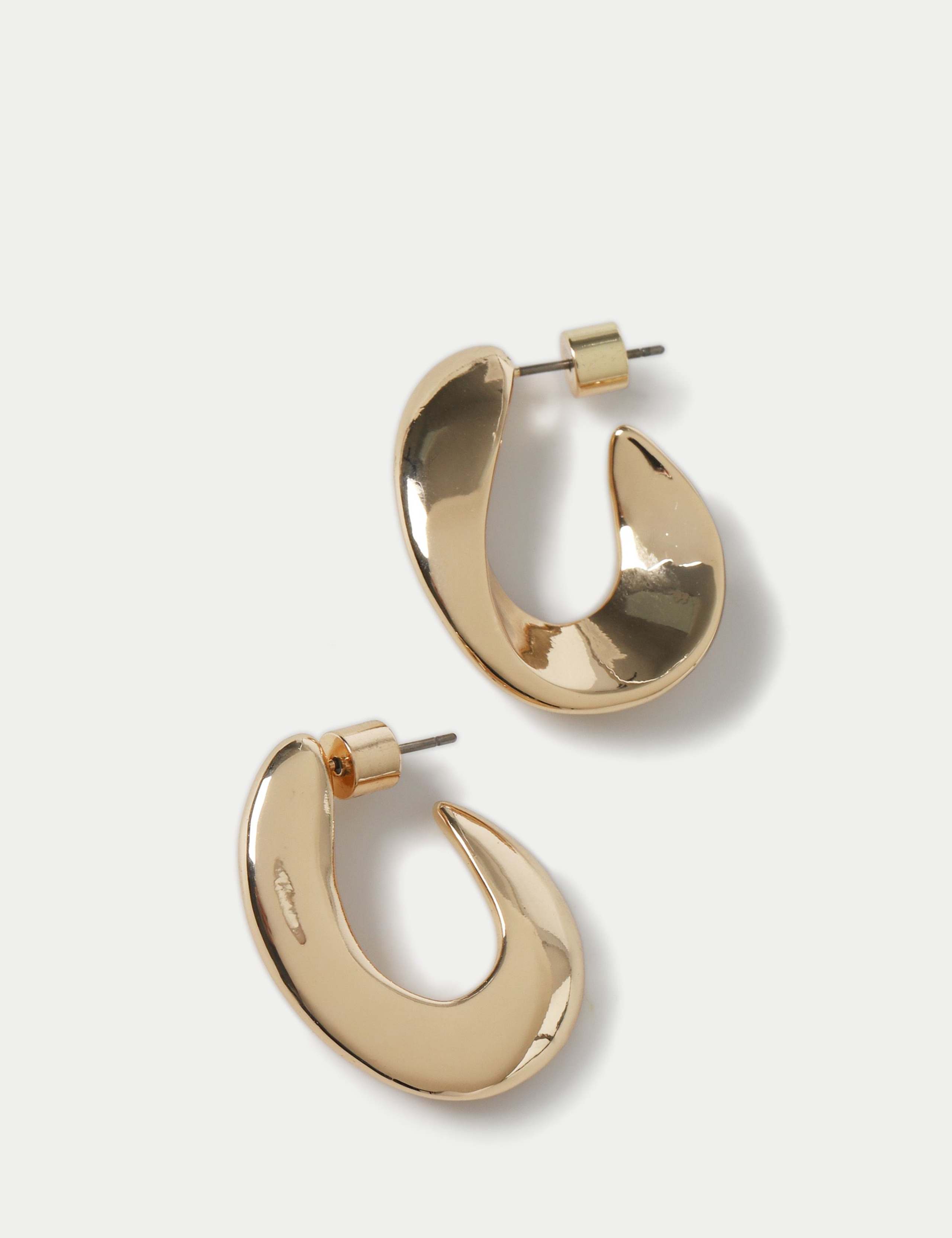 Chunky Hoop Earrings 2 of 2