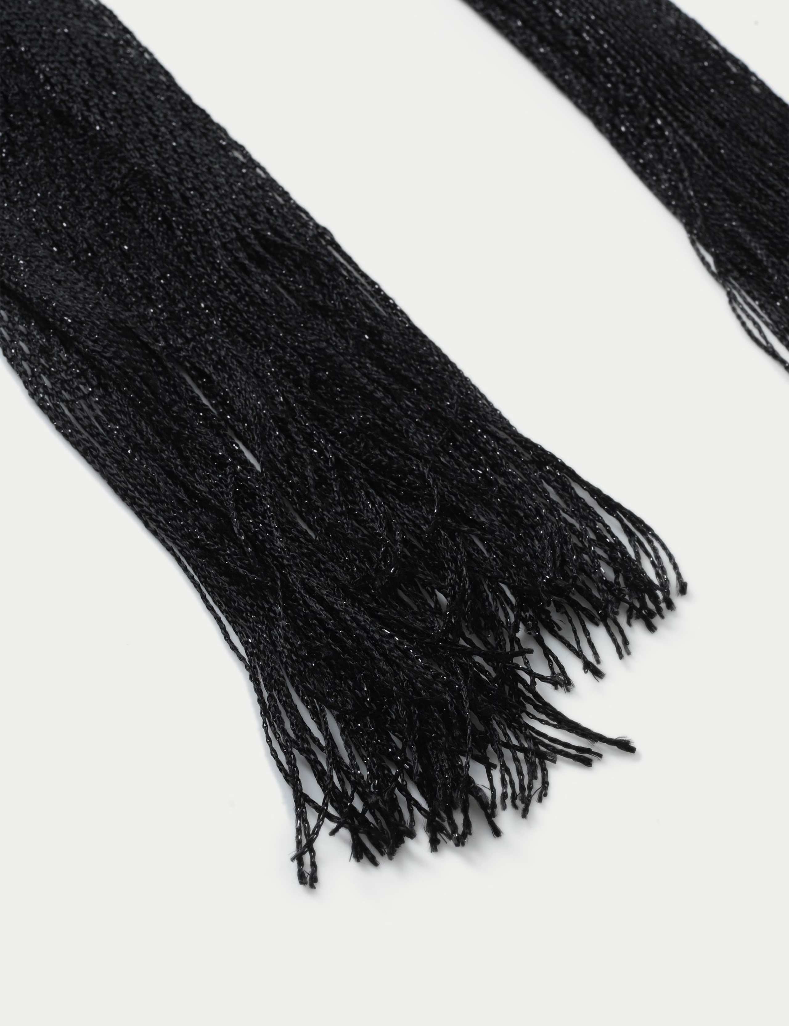 Lurex Tassel Scarf 3 of 3
