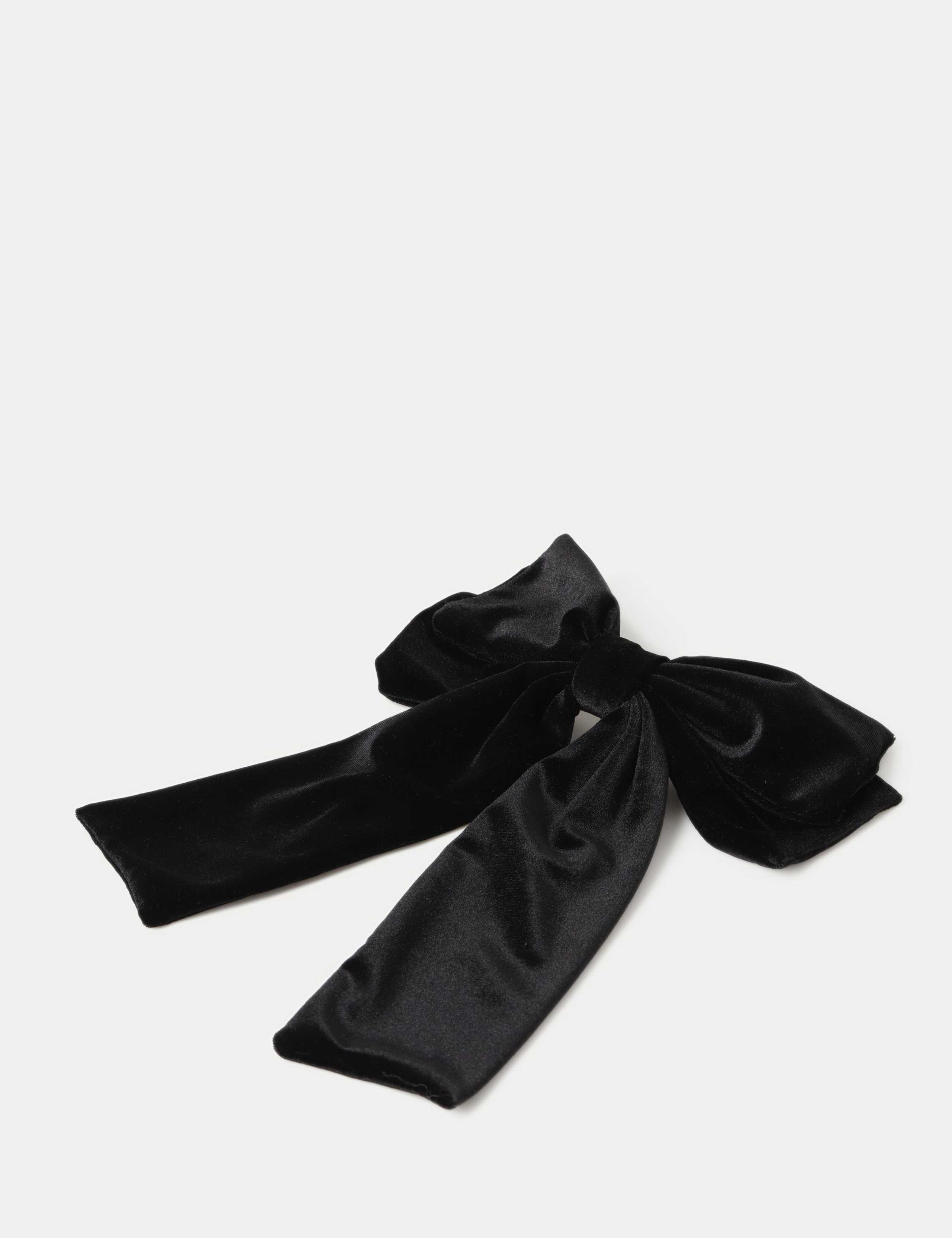 Large Velour Hair Bow 2 of 3