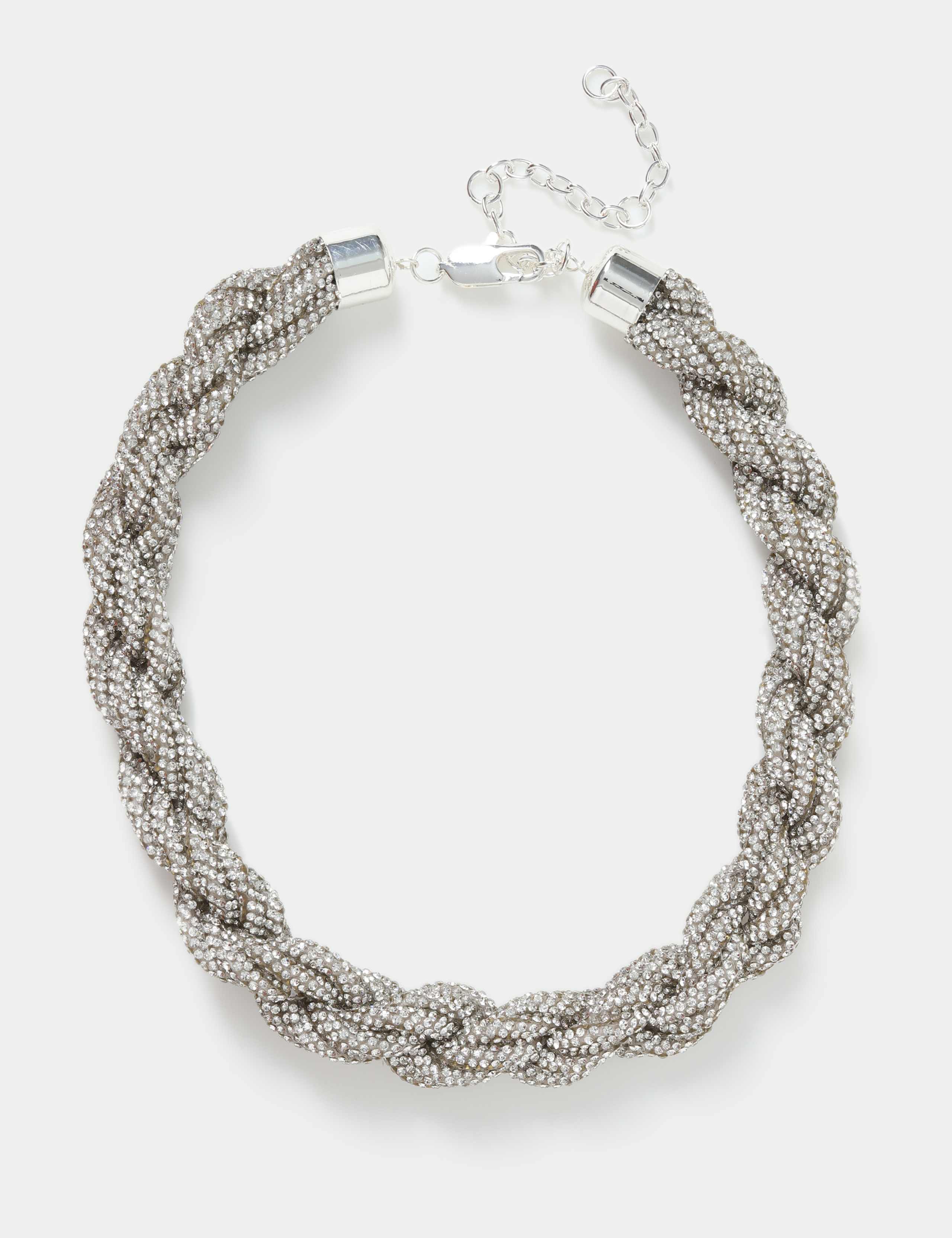 Crystal Rope Collar Necklace 1 of 2