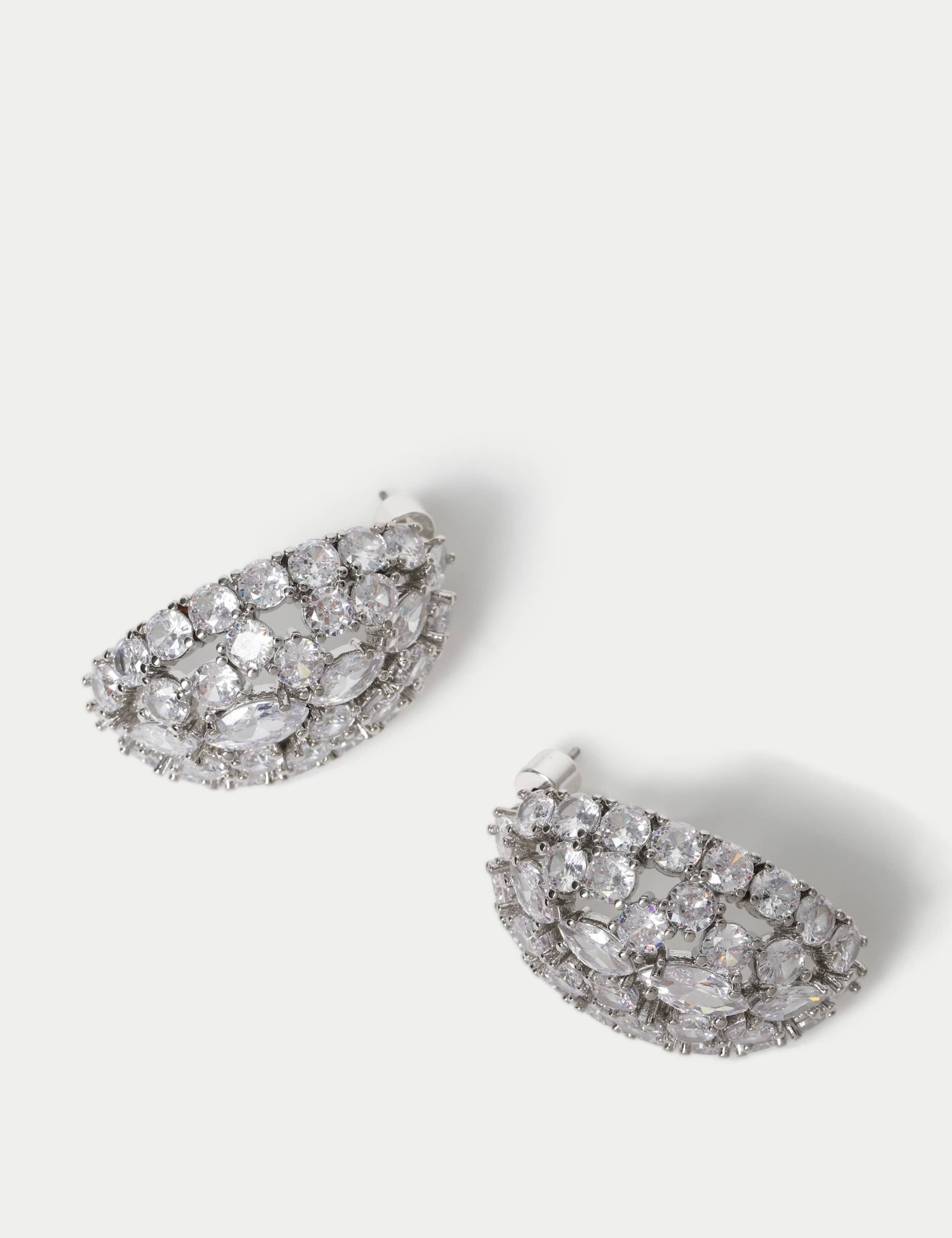 Autograph Cubic Zirconia Stone Earrings 2 of 2