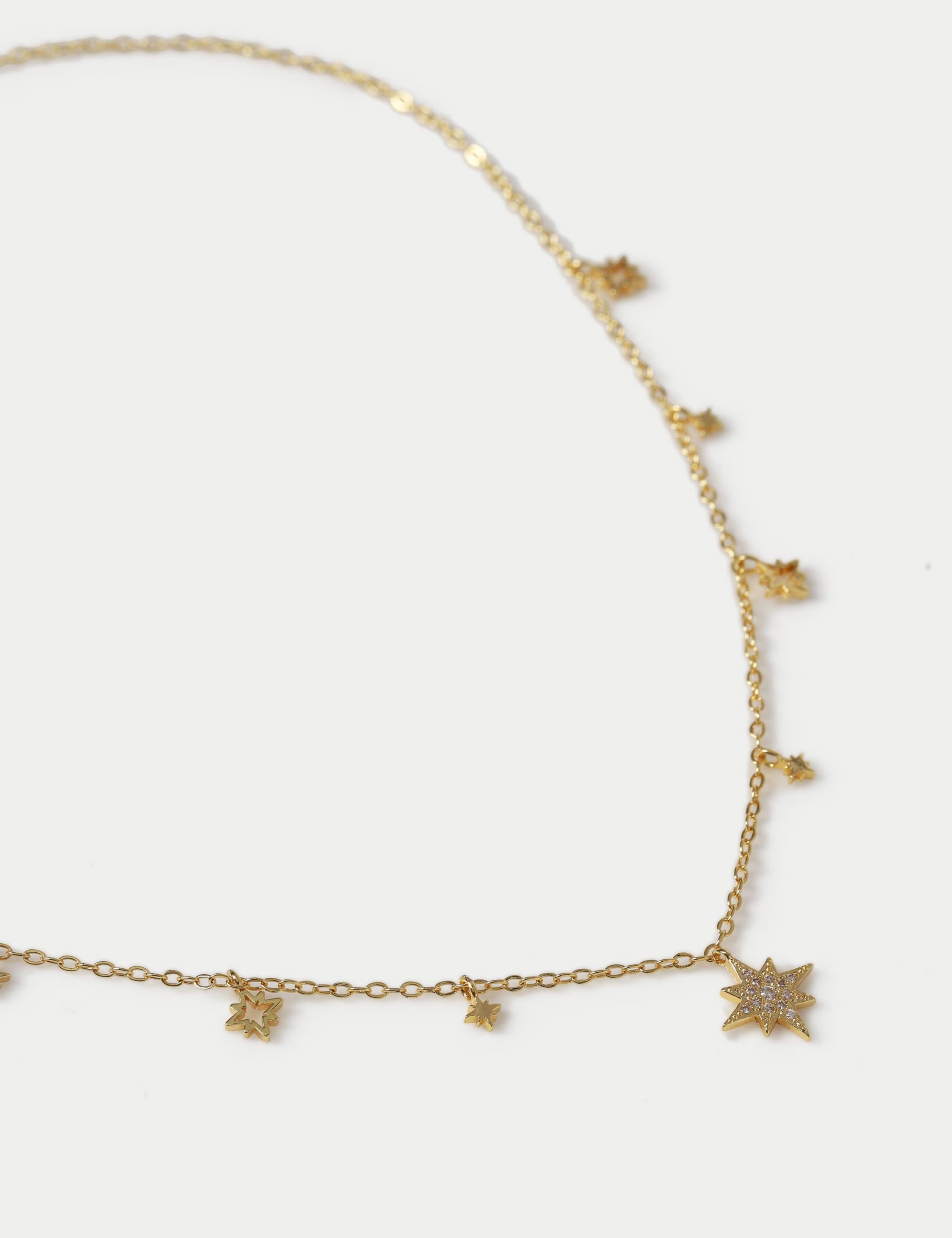 Cubic Zirconia Star Necklace 2 of 2