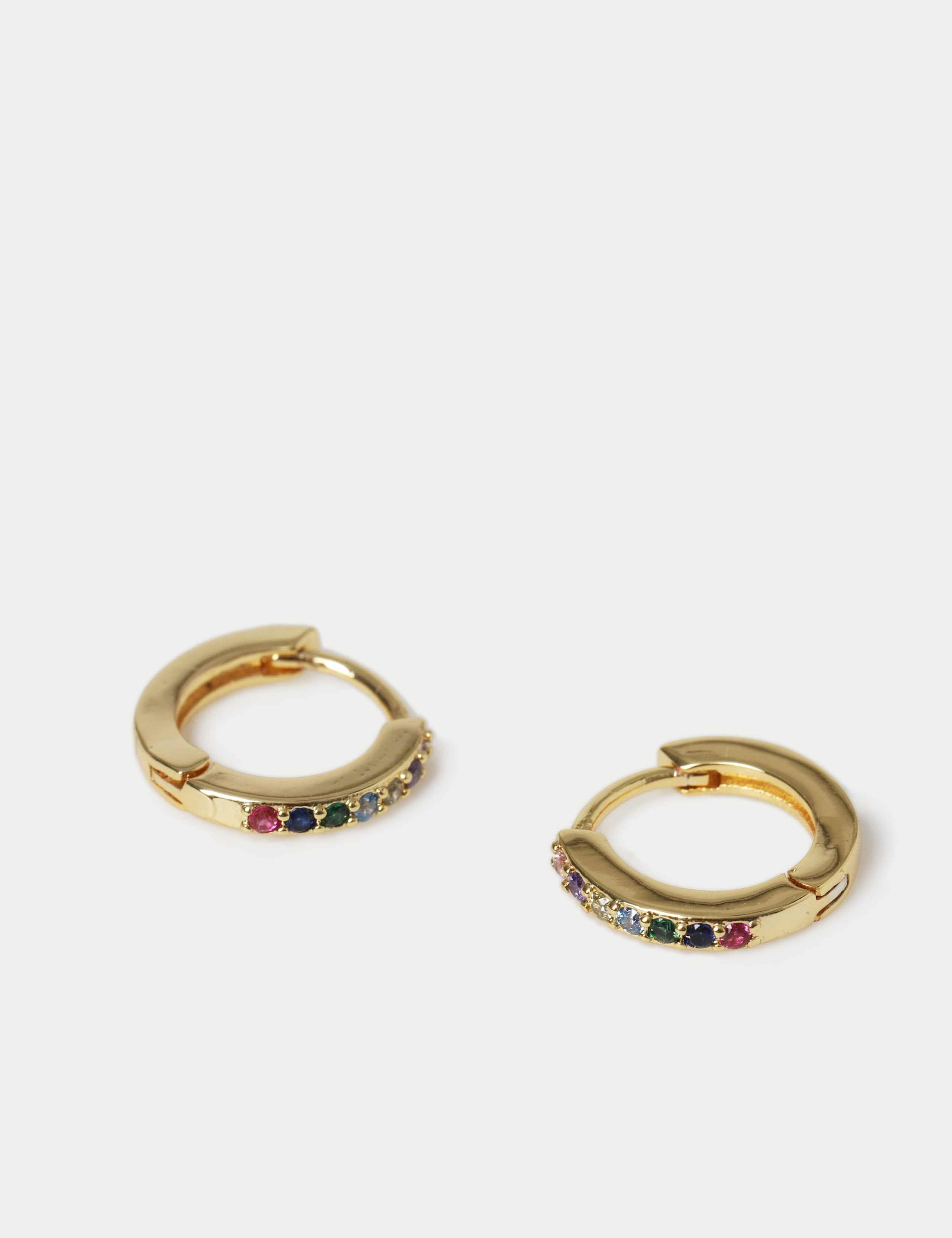 Rainbow Cubic Zirconia Earrings 2 of 2