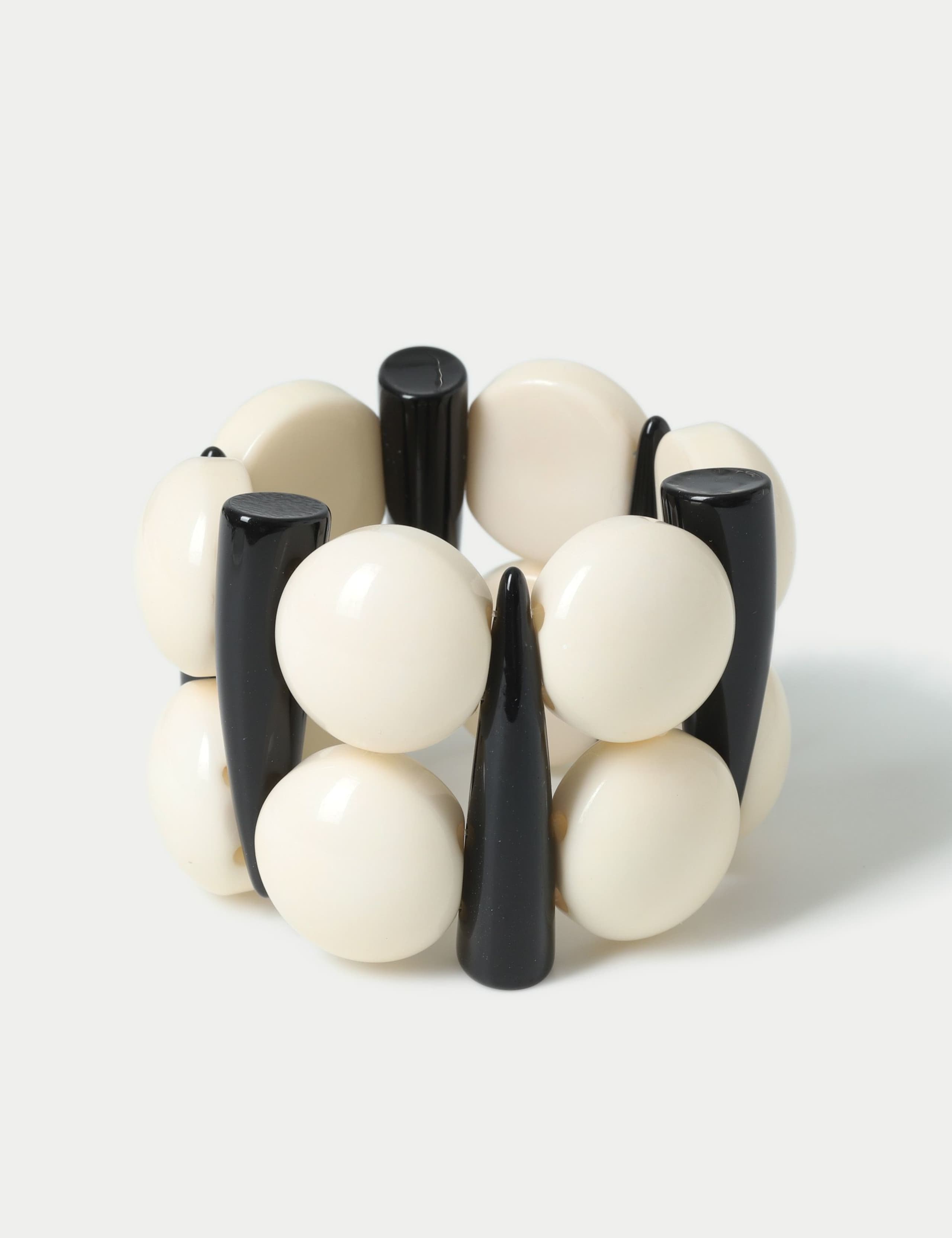 Black and White Shape Detail Wristwear 2 of 2