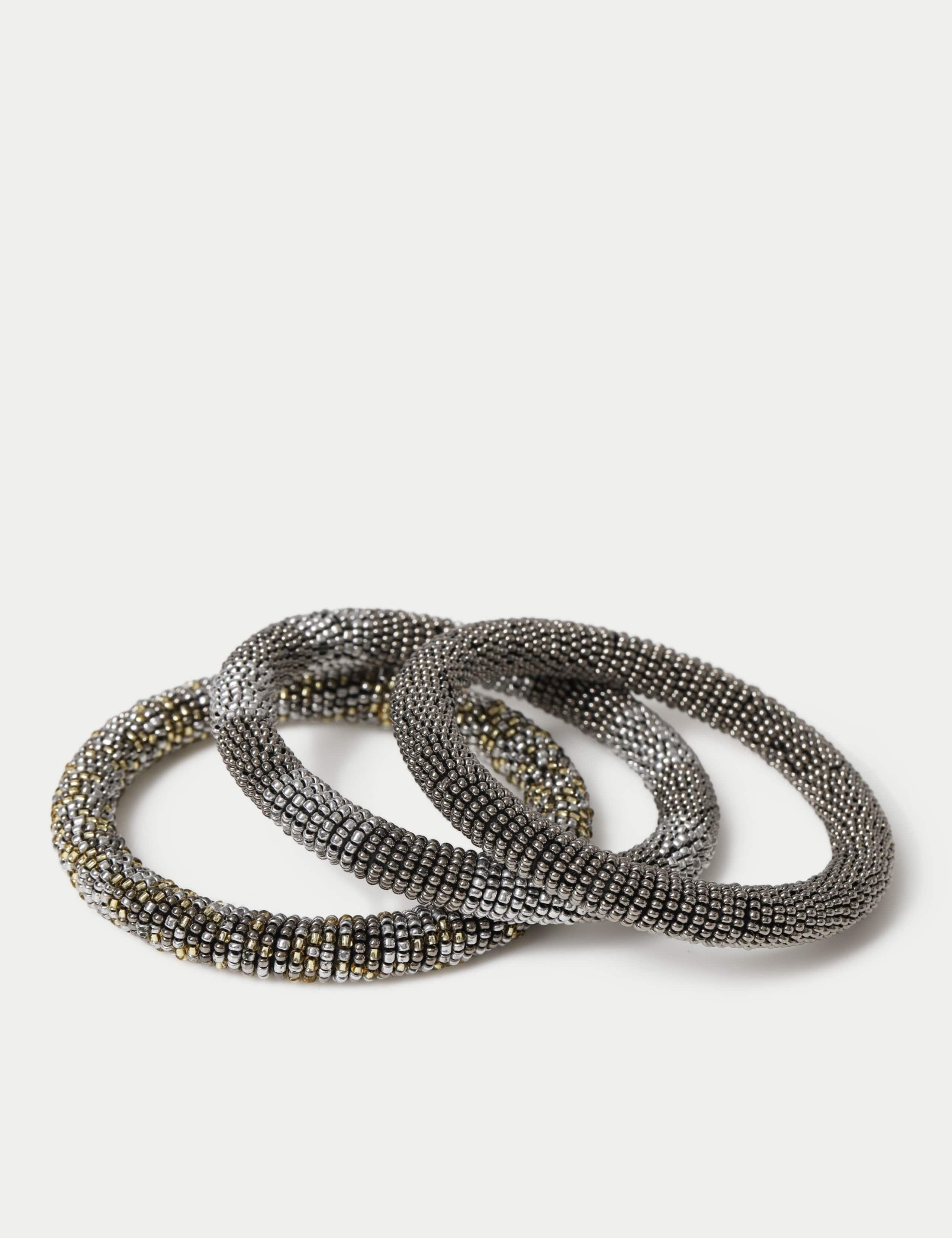 Per Una 3 Pk Beaded Bangle Multipack 1 of 2