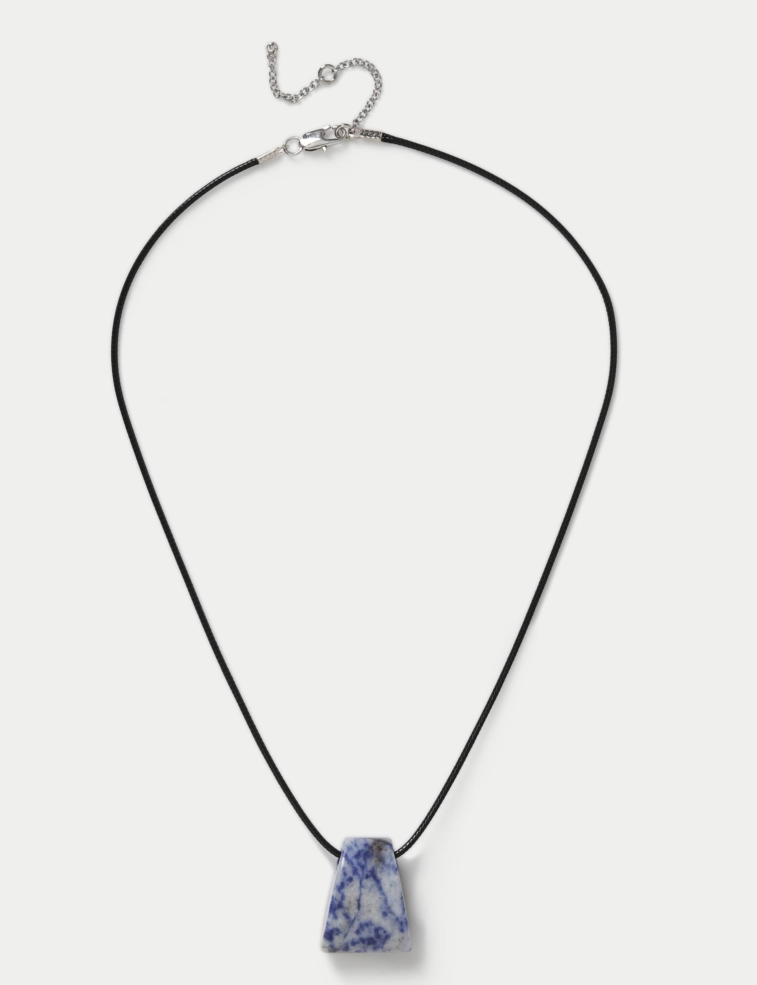 Natural Stone Pendant Necklace 1 of 2