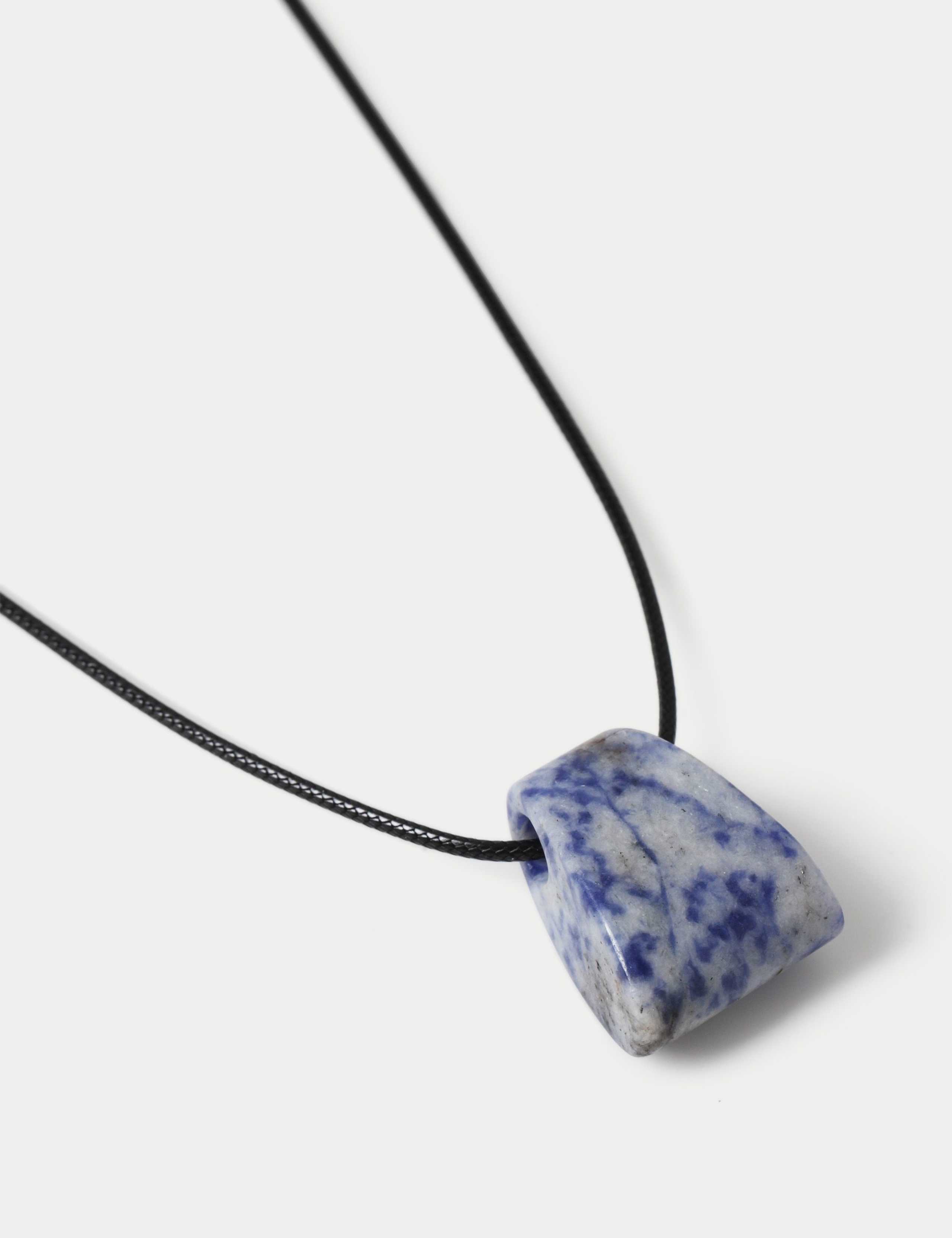 Natural Stone Pendant Necklace 2 of 2