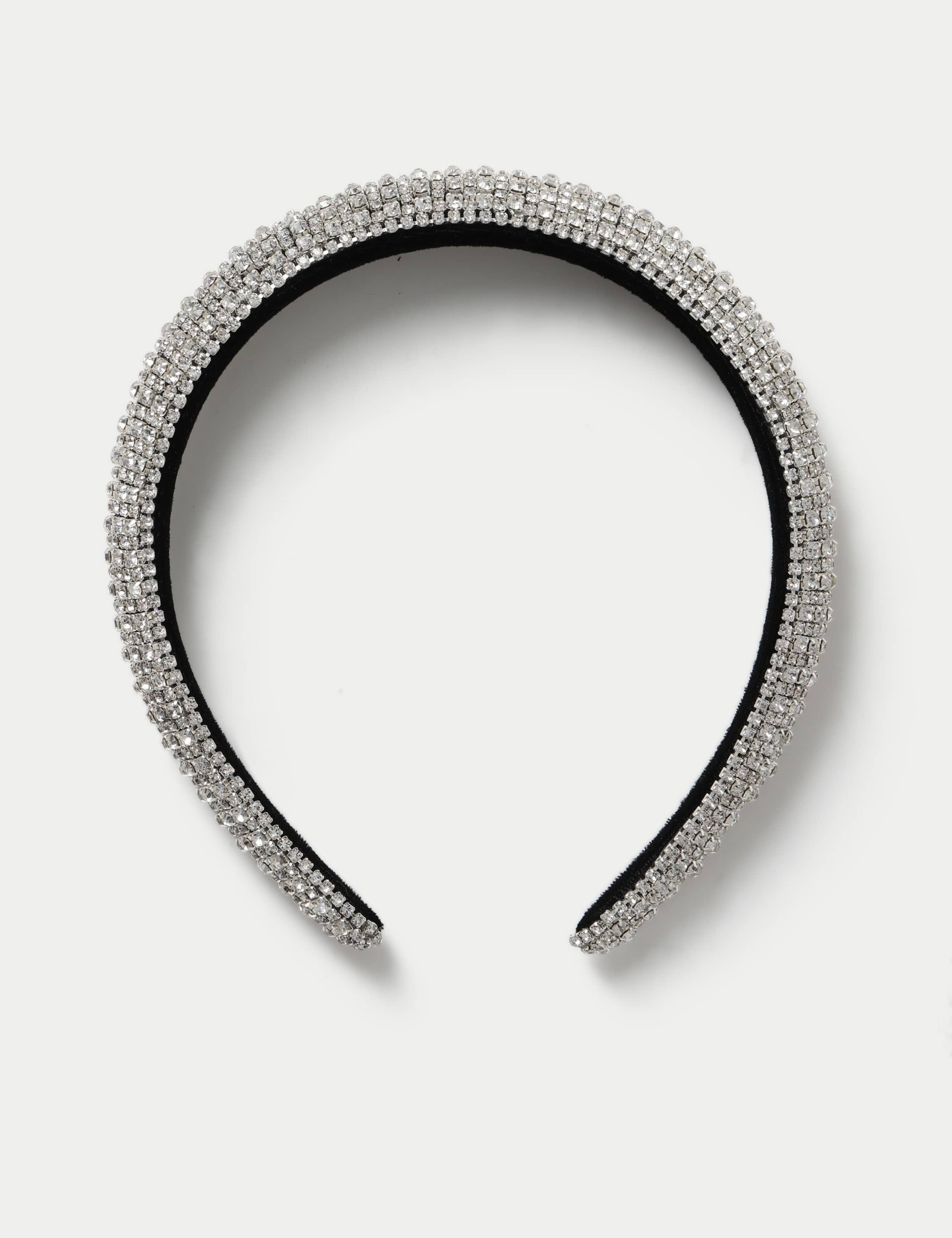 Statement Embellished Padded Headband 2 of 3