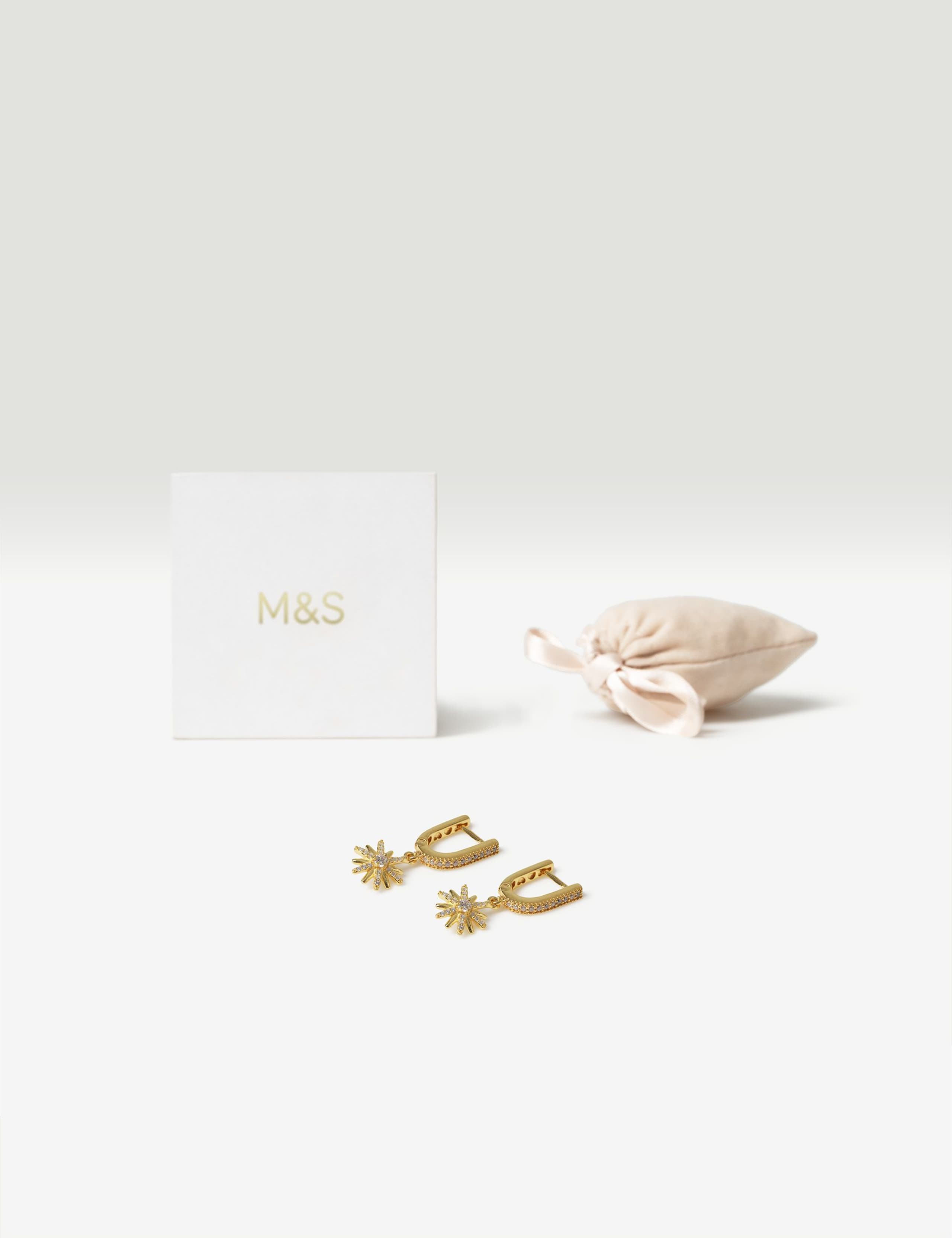 Sterling Silver Gold Plated Earrings 3 of 3