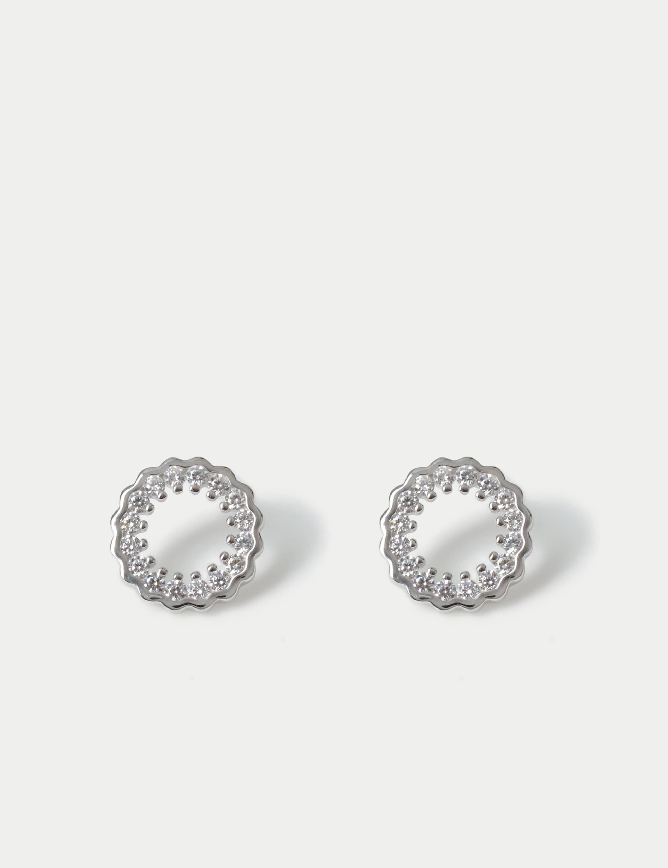 Sterling Silver Earring Necklace Set 3 of 4