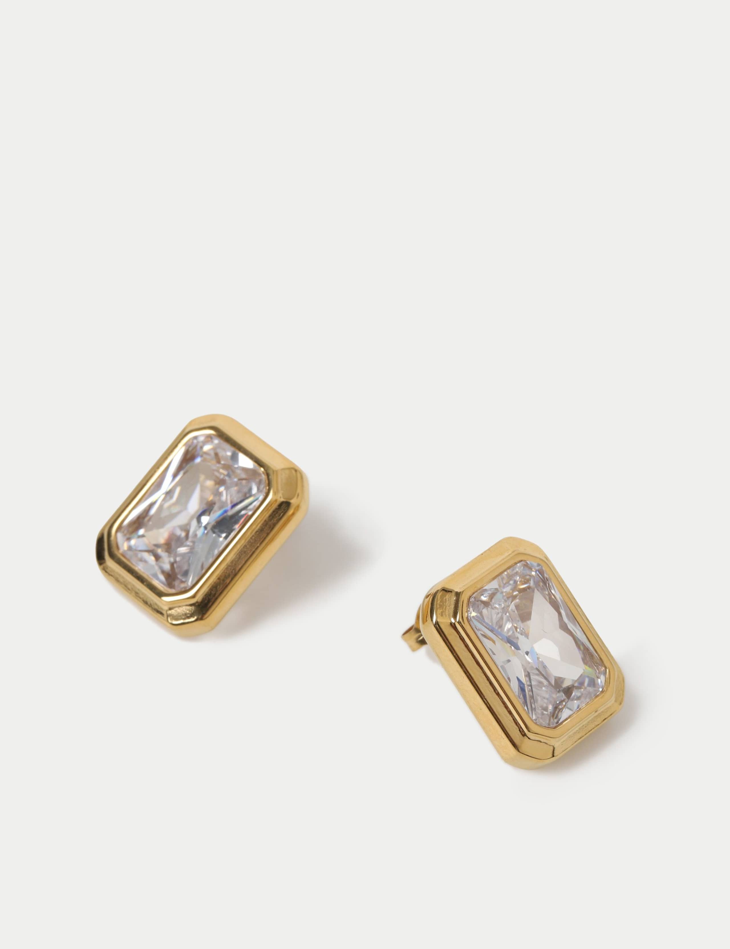 Cubic Zirconia Stud Earrings 2 of 2