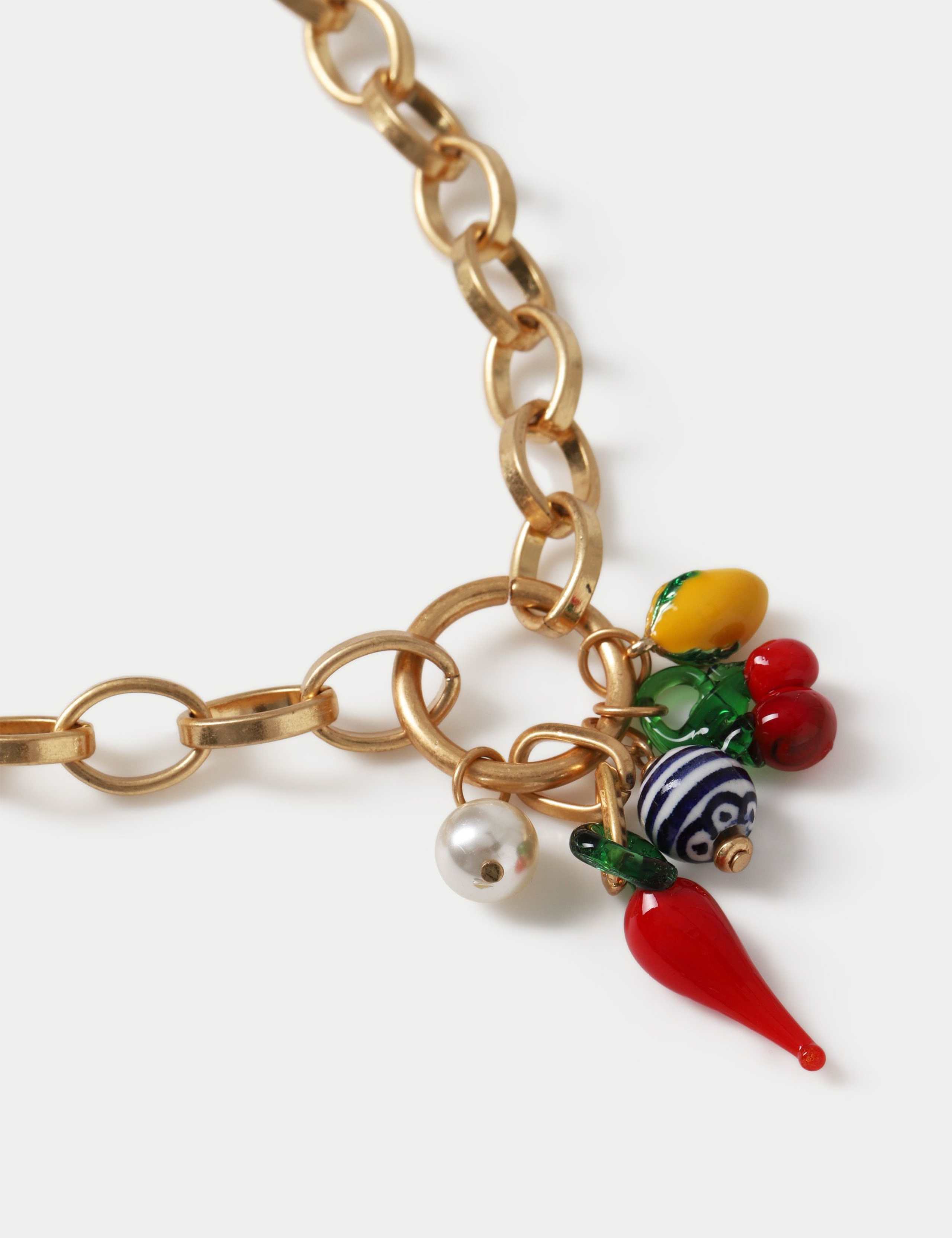 Chilli Multi Charm Chain Necklace 2 of 2