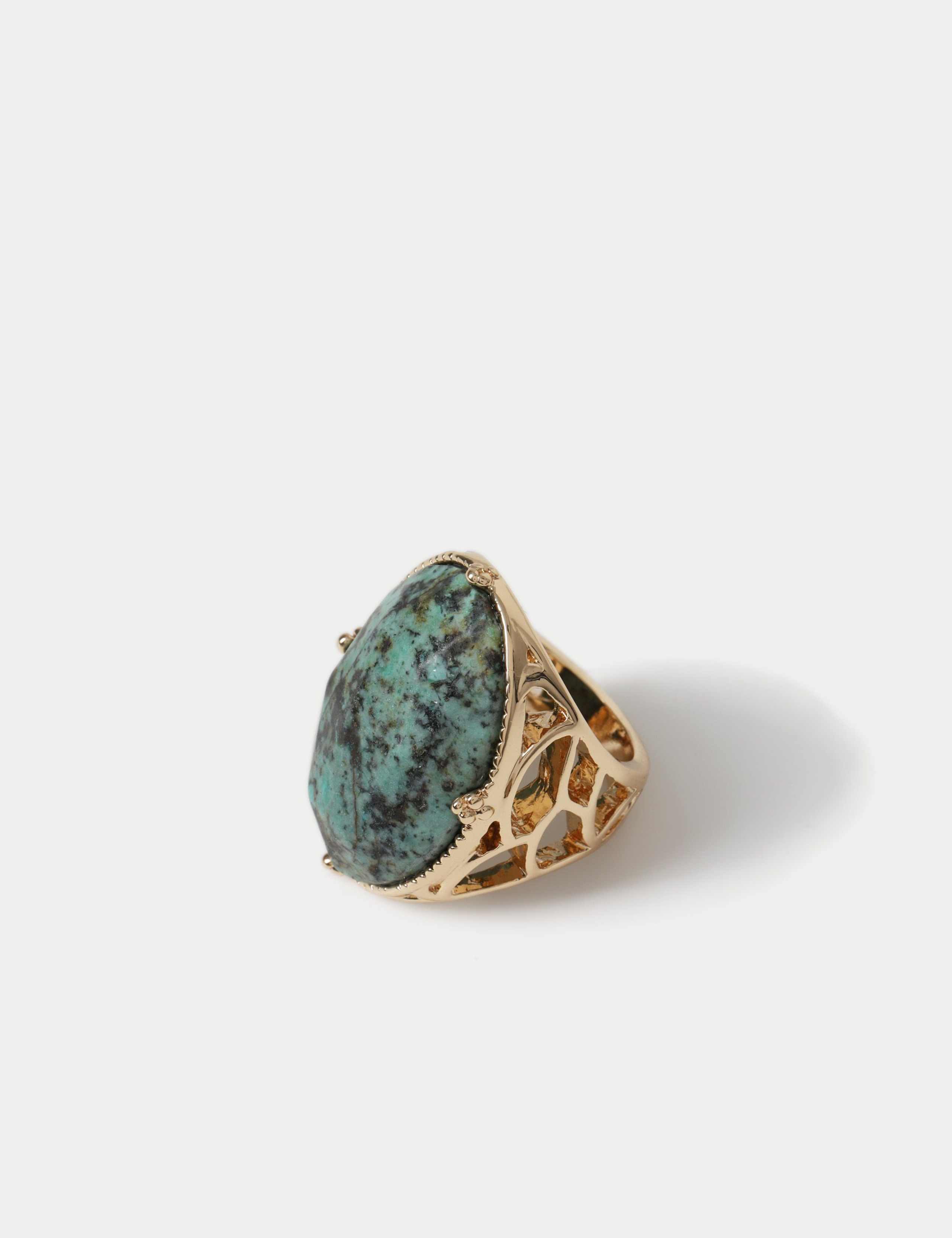 Statement Natural Stone Ring 2 of 2