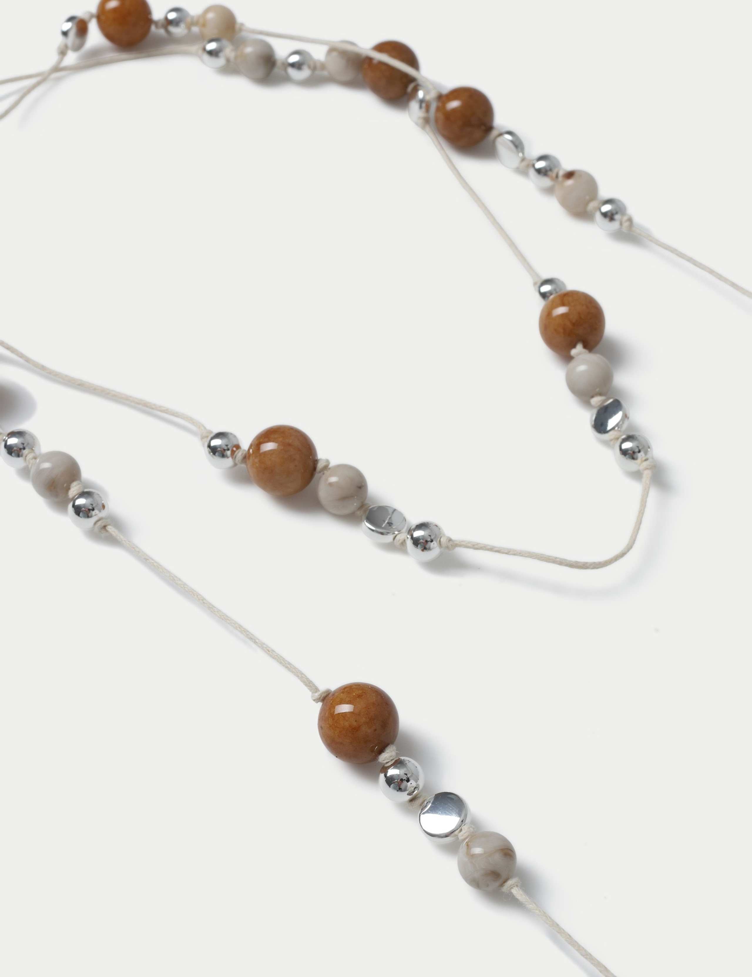 Natural Stone Wrap Around Necklace 2 of 2